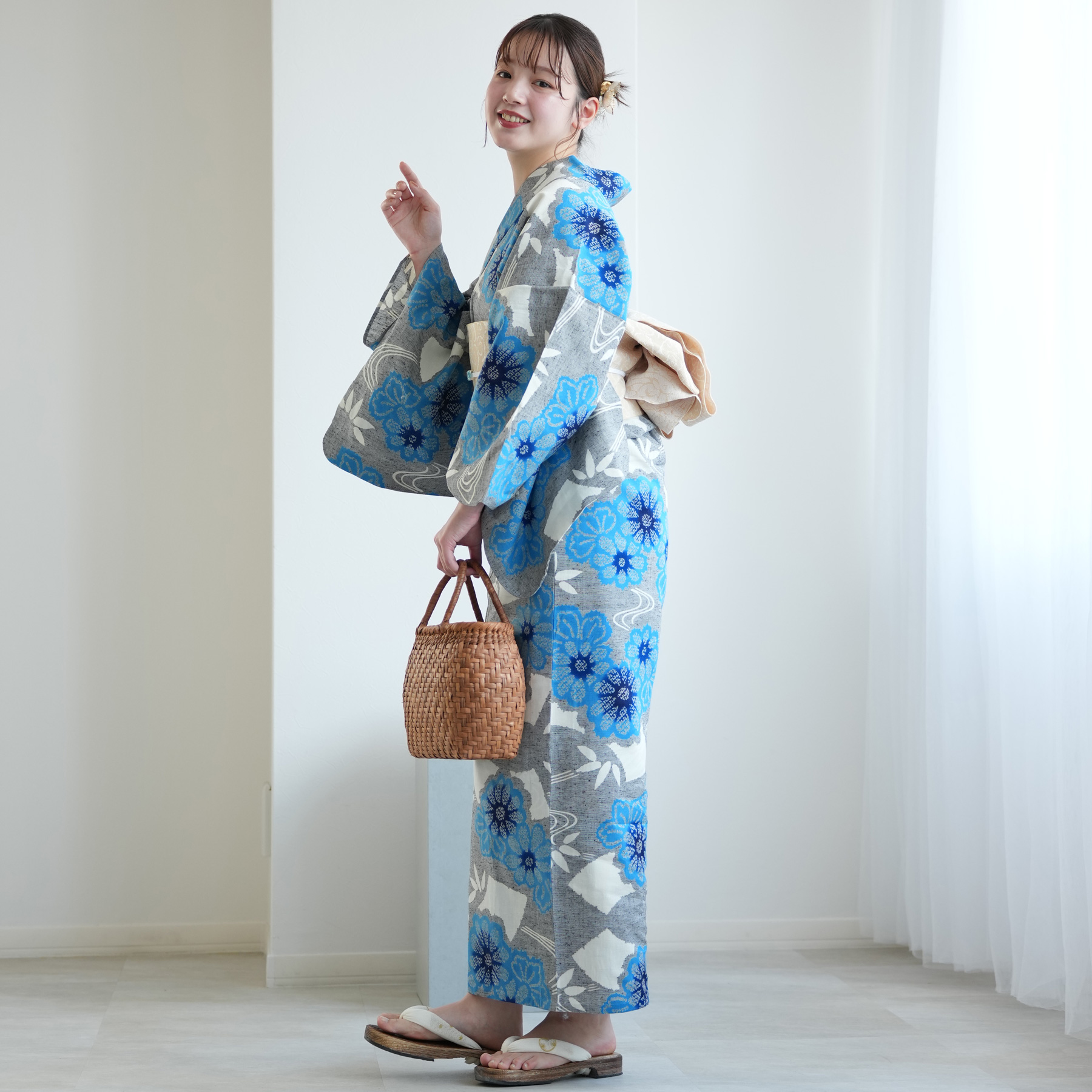 utatane 浴衣　帯セット utatane 浴衣 選べる浴衣2点セット 作り帯 レディース