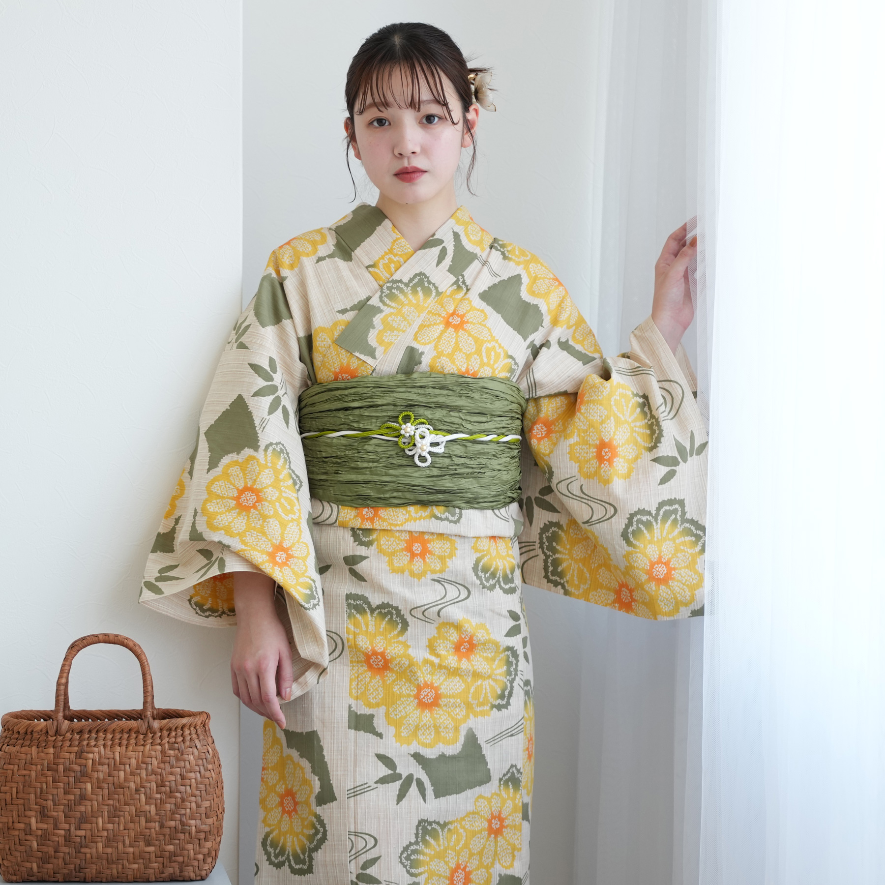 utatane 浴衣 レディース セット utatane×注染工房 浴衣3点