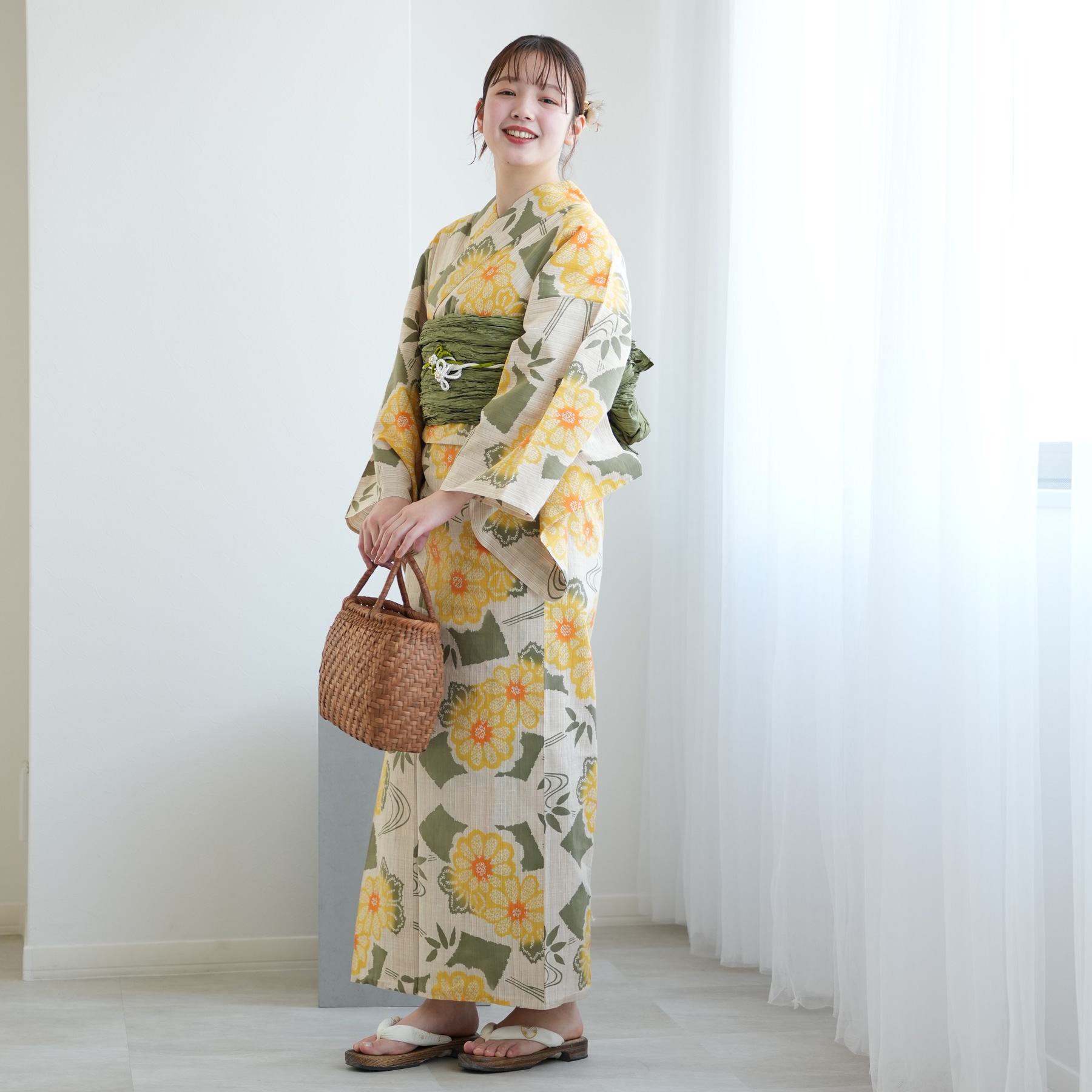 utatane 浴衣 レディース セット utatane×注染工房 浴衣3点