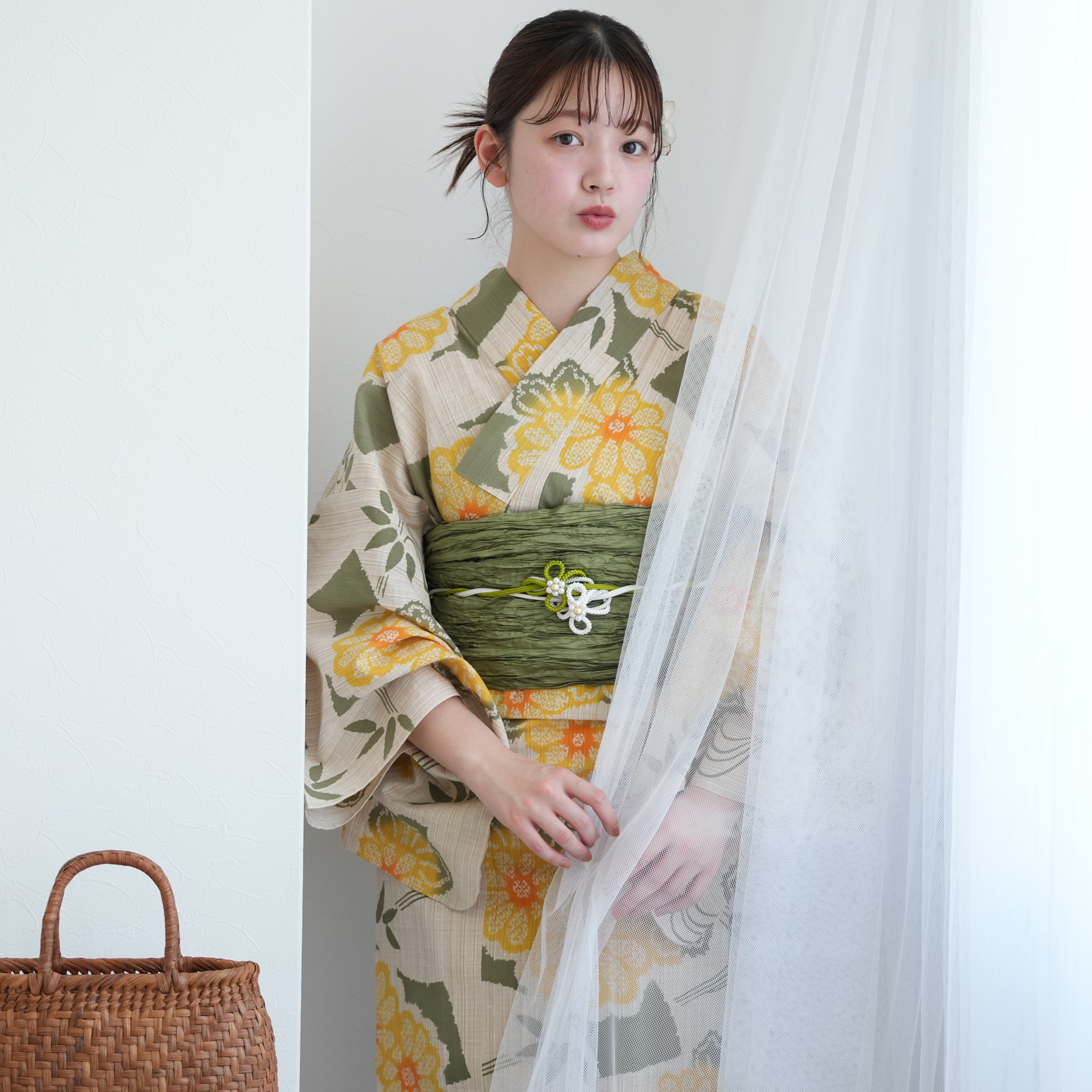 utatane 浴衣 レディース セット utatane×注染工房 浴衣3点セット 先