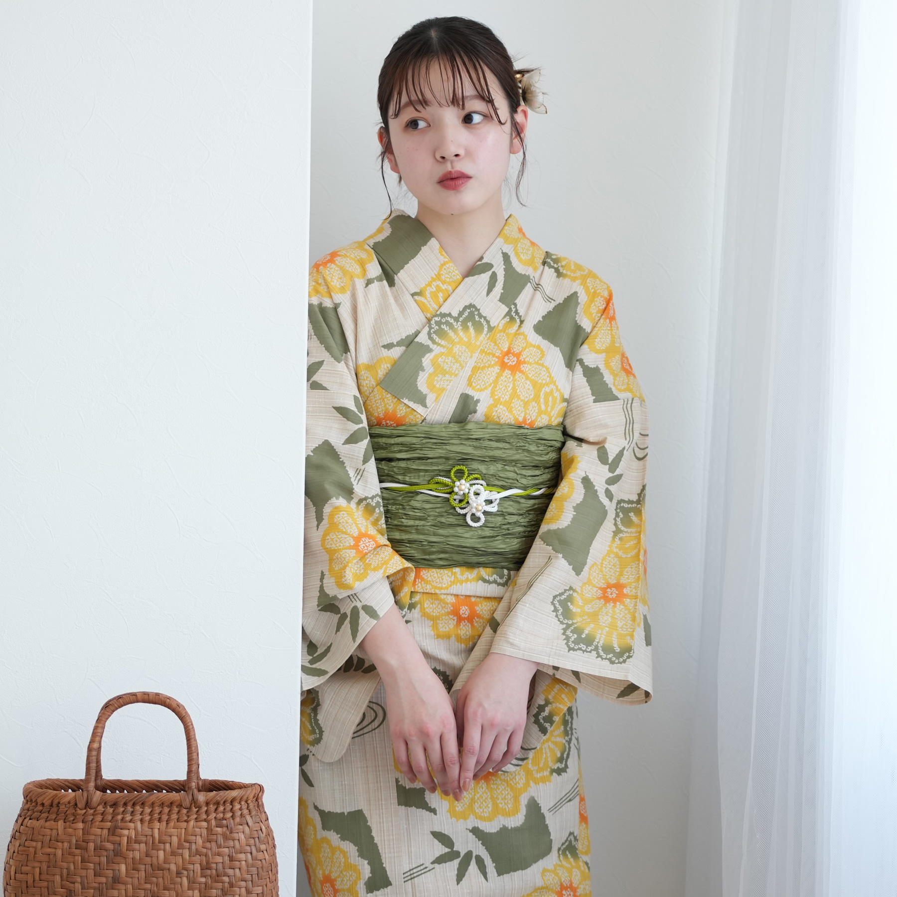 utatane 浴衣 レディース セット utatane×注染工房 浴衣3点