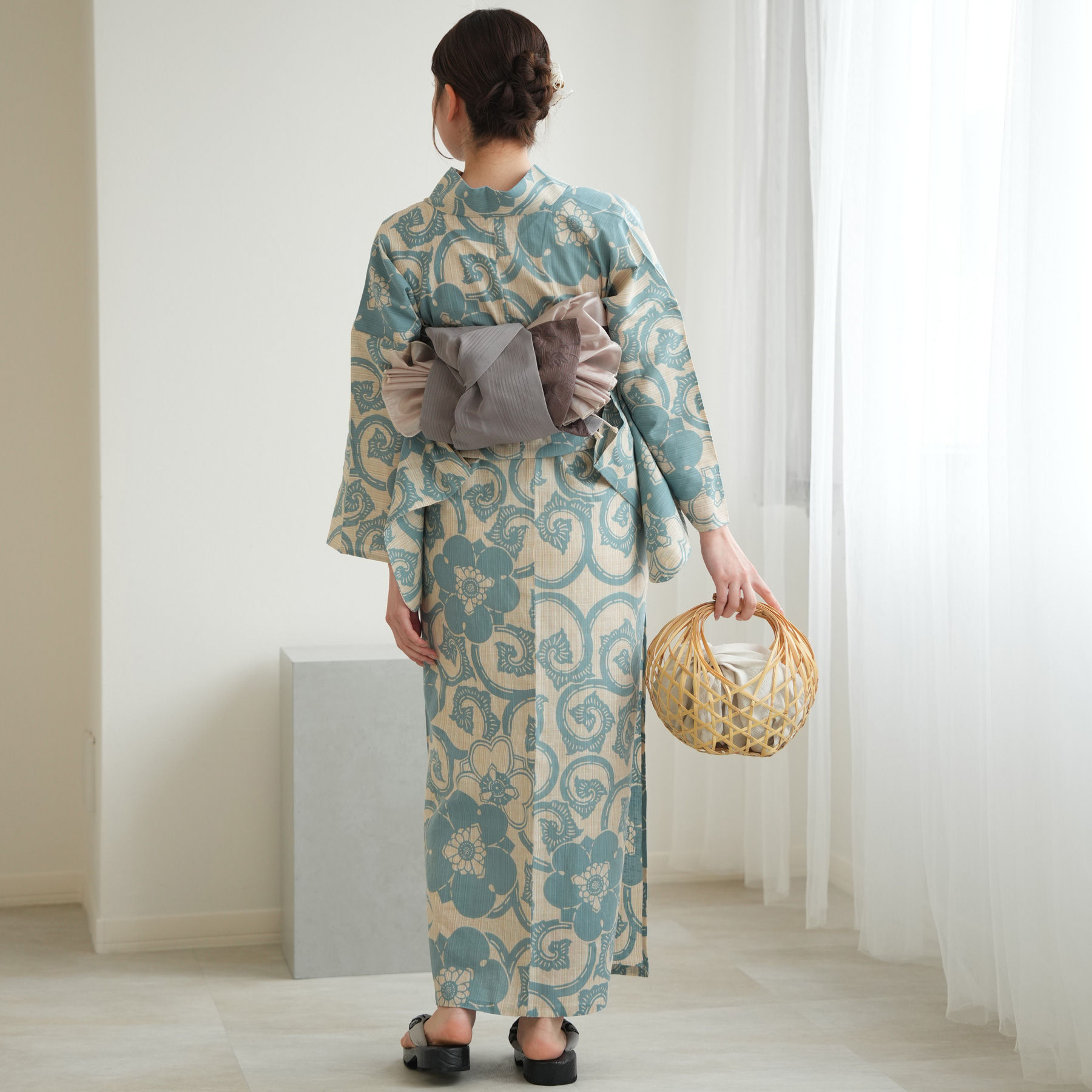 utatane 浴衣 レディース セット utatane×注染工房 浴衣3点セット 先