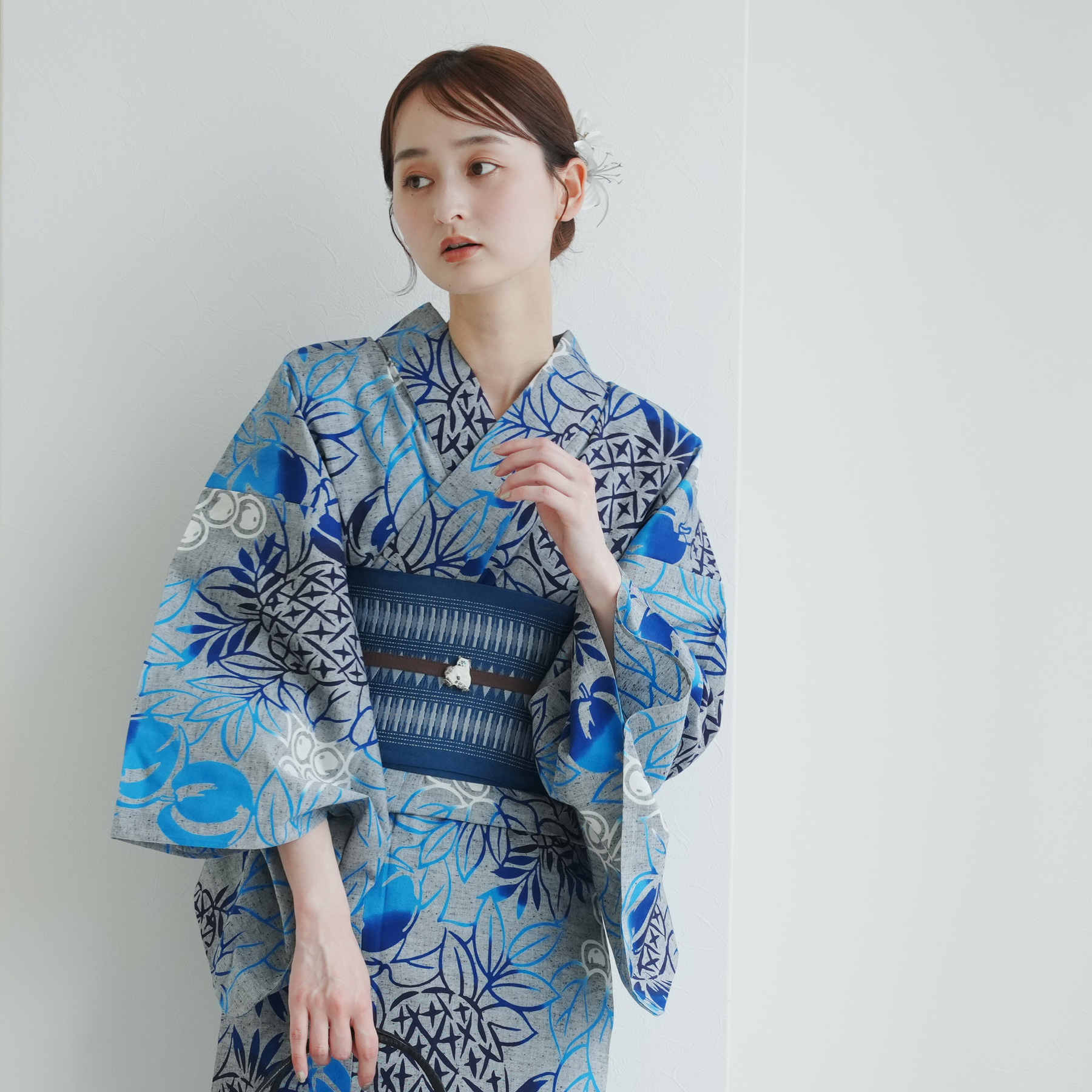utatane 浴衣 レディース セット utatane×注染工房 浴衣3点セット 赤坂