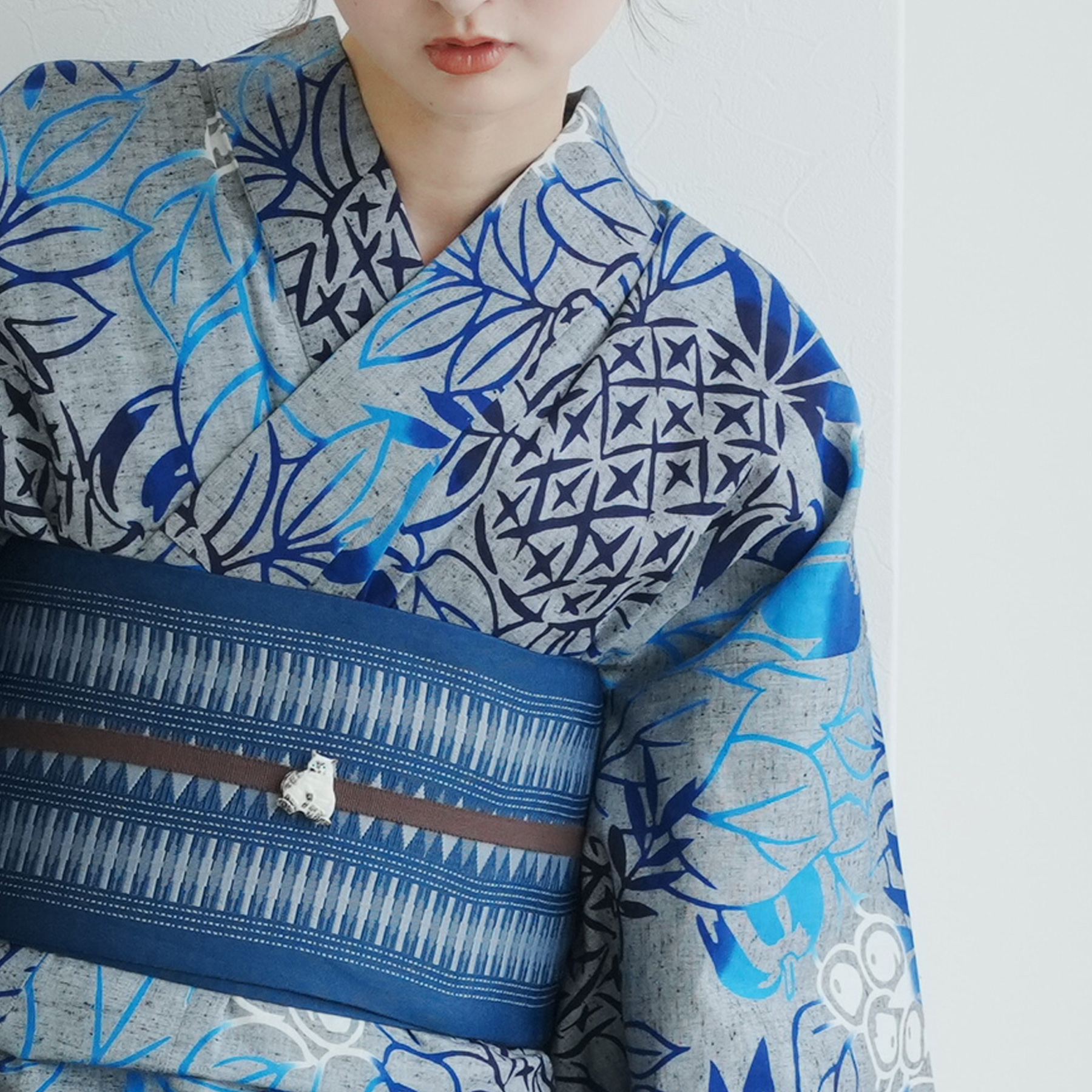 utatane 浴衣 レディース セット utatane×注染工房 浴衣3点セット 赤坂