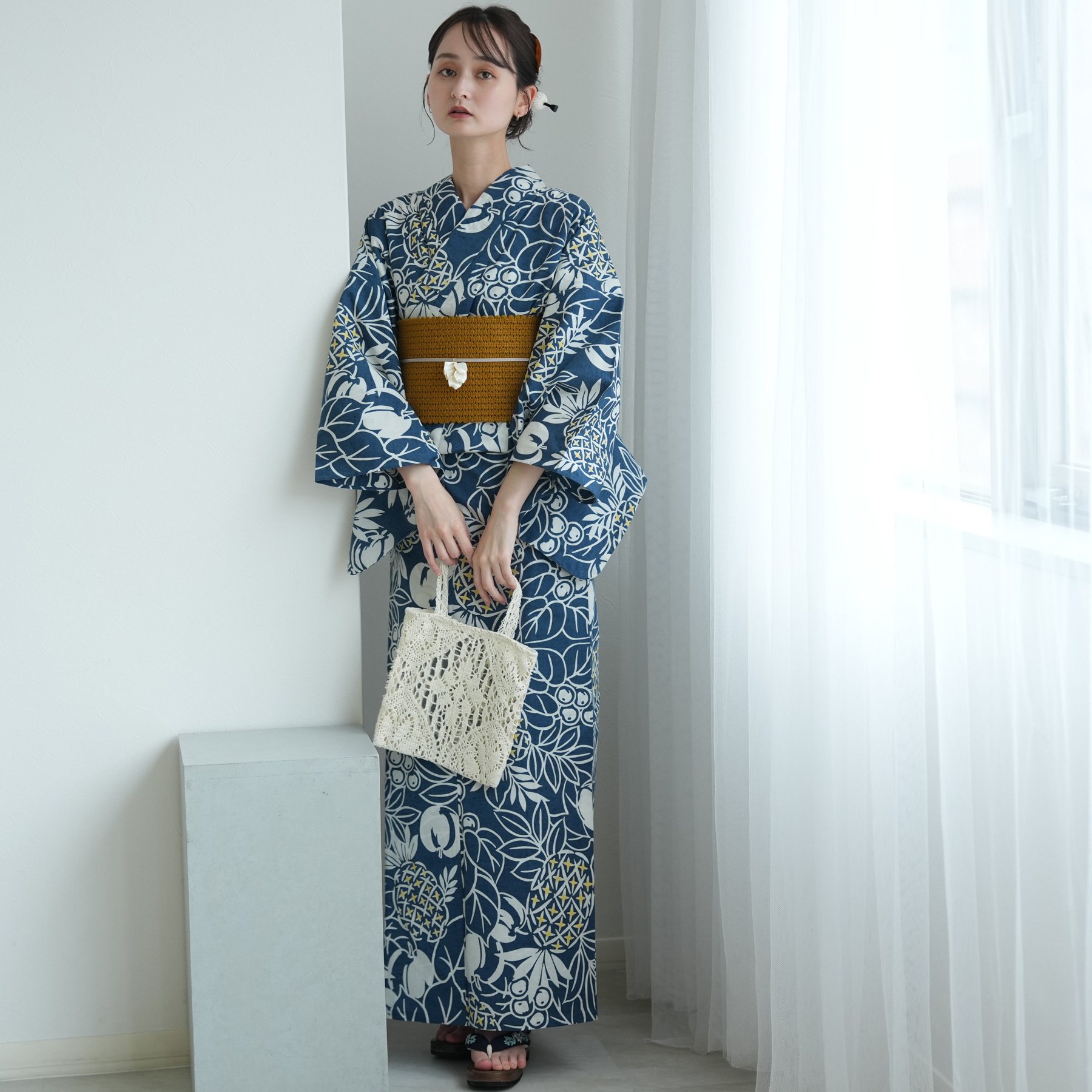 utatane 浴衣 レディース セット × 注染工房 特選 注染浴衣3点セット