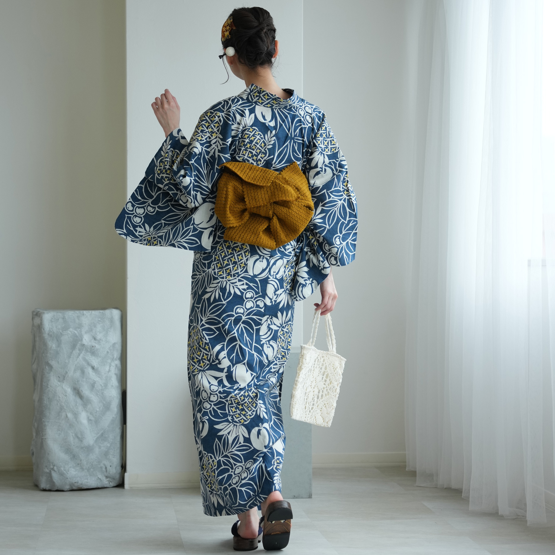 utatane 浴衣 レディース セット × 注染工房 特選 注染浴衣3点セット