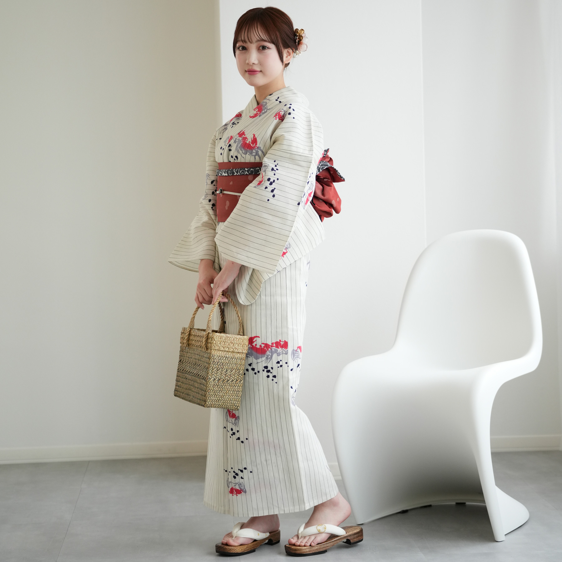 浴衣 レディース セット utatane×注染...の詳細画像3