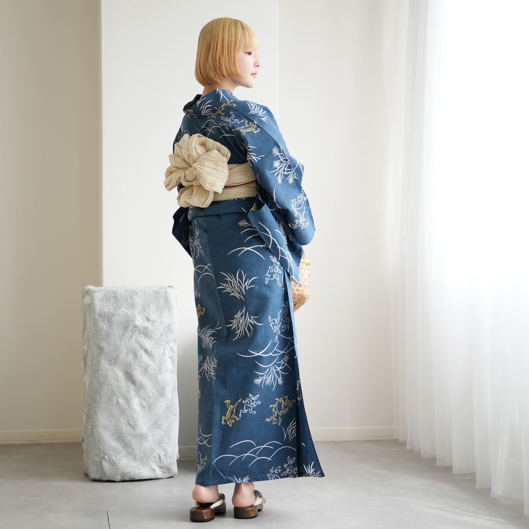 utatane 浴衣 レディース セット utatane×注染工房 浴衣3点セット 赤坂