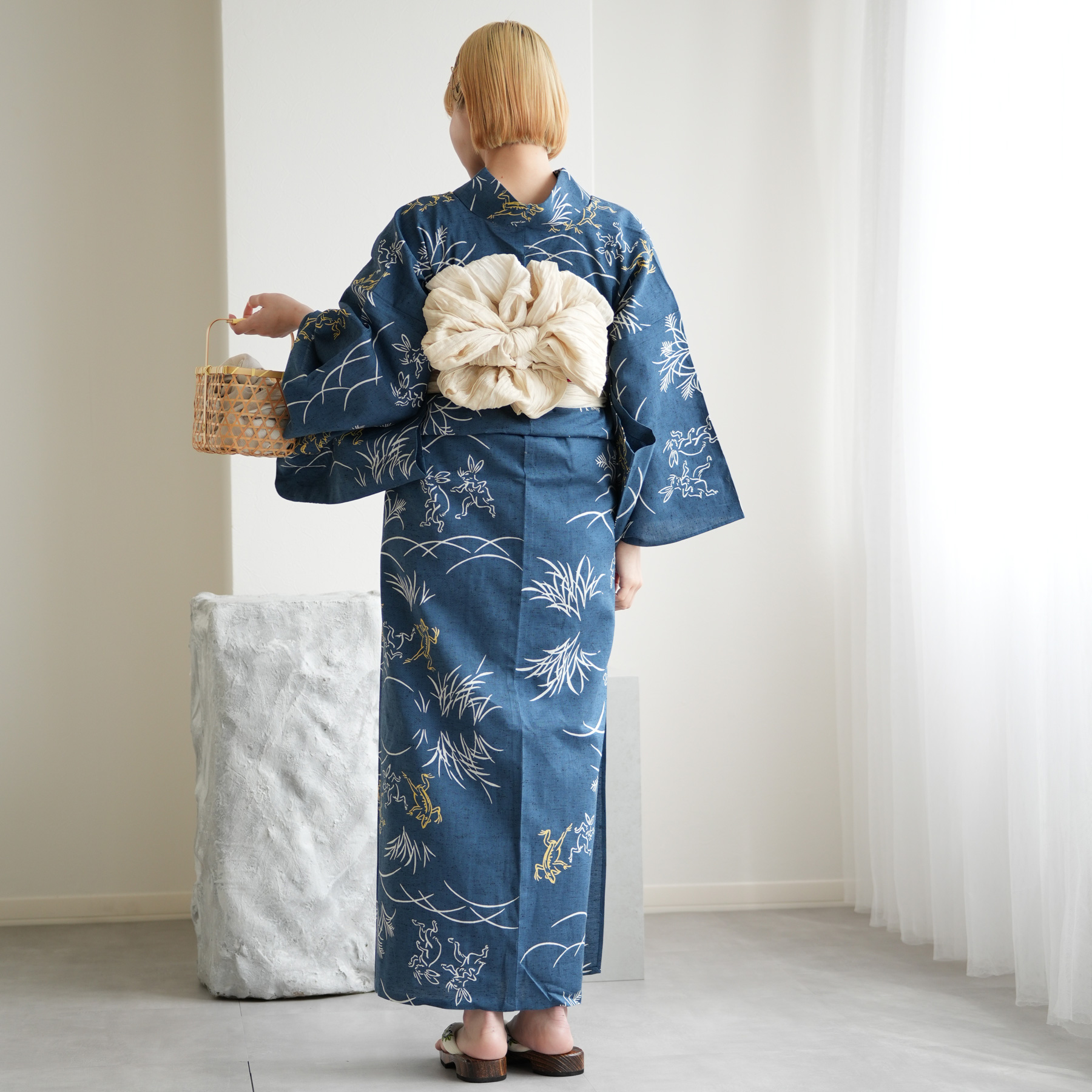 utatane 浴衣 レディース セット utatane×注染工房 浴衣3点セット 赤坂