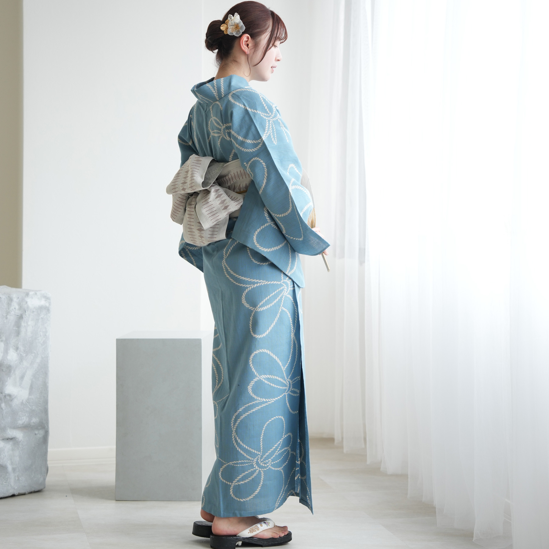utatane 浴衣 レディース セット utatane×注染工房 浴衣3点セット 先