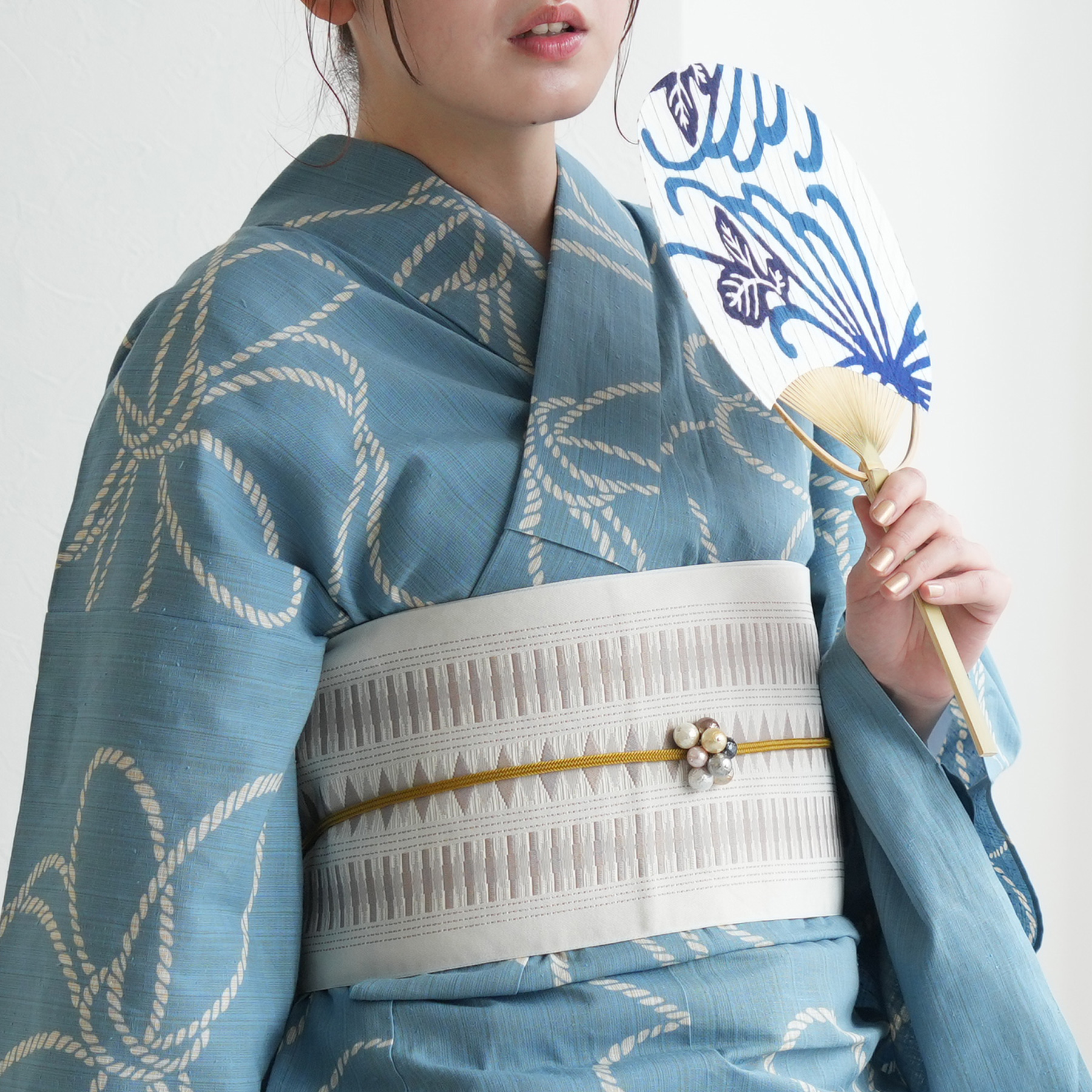 utatane 浴衣 レディース セット utatane×注染工房 浴衣3点セット 先