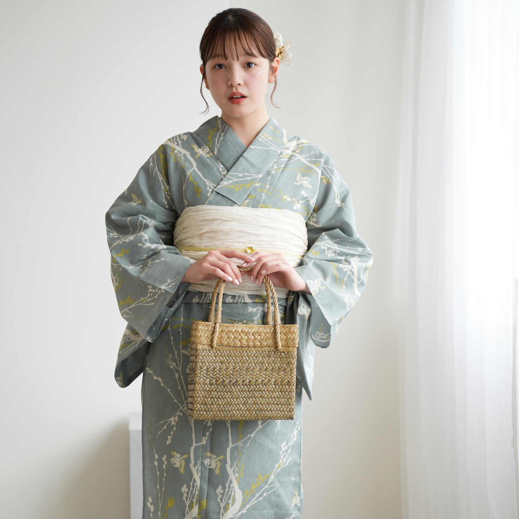 浴衣　専用出品です 浴衣 レディース セット ひよこ商店 高級変わり織 浴衣3点セット