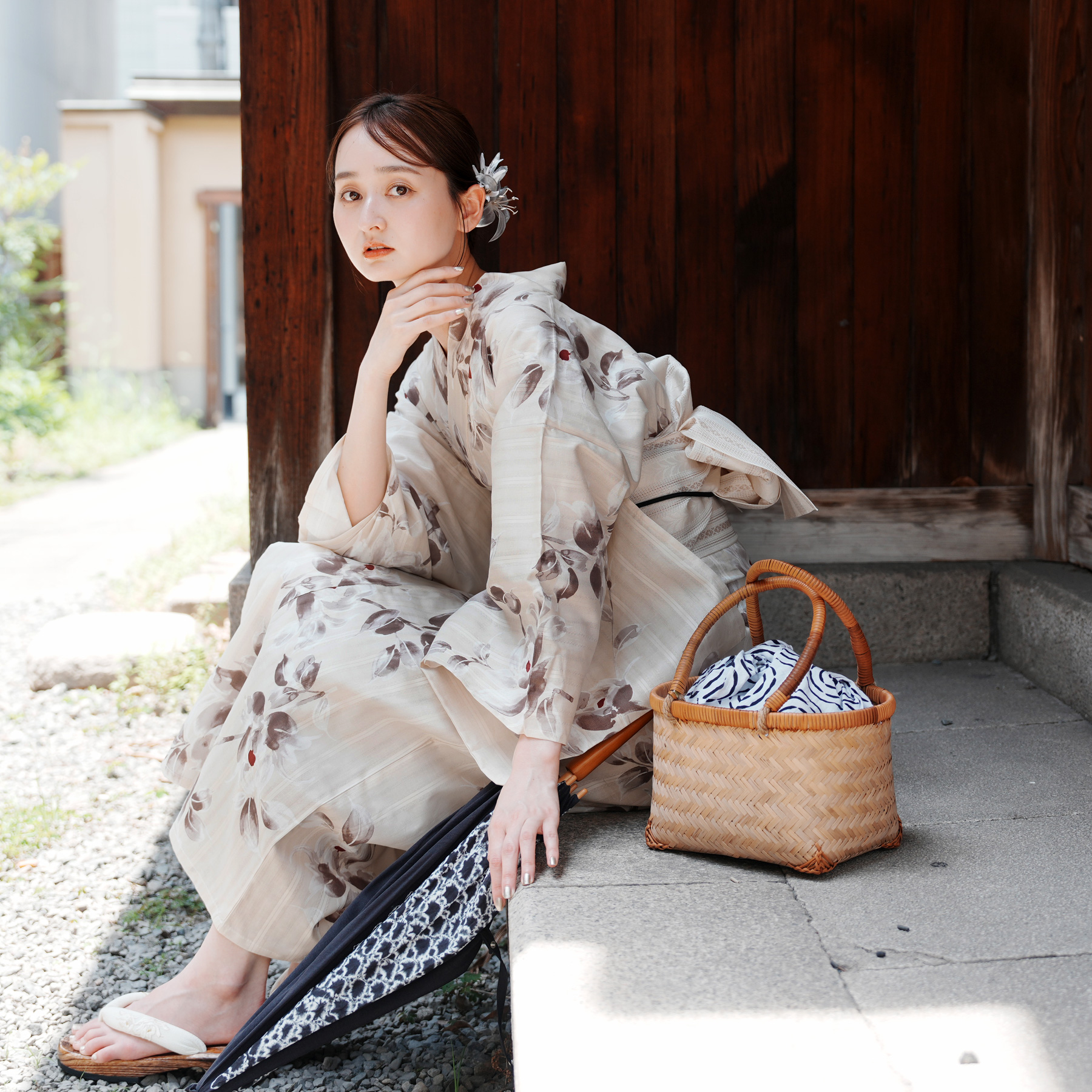 ［utatane×Acka.］浴衣3set 山茶花 完売商品‼️本日限り‼️ utatane×Acka.］浴衣3set 山茶花 完売商品‼️本日限り‼️ - メルカリ