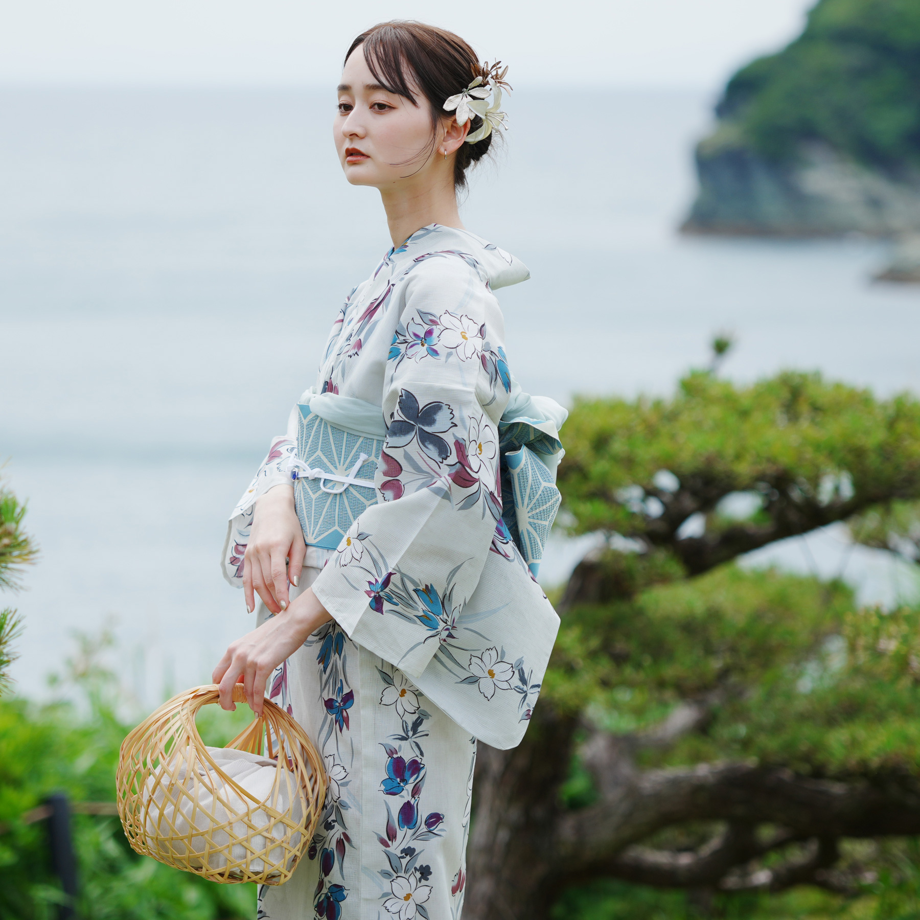 utatane 浴衣 レディース セット 高級変わり織 浴衣3点セット