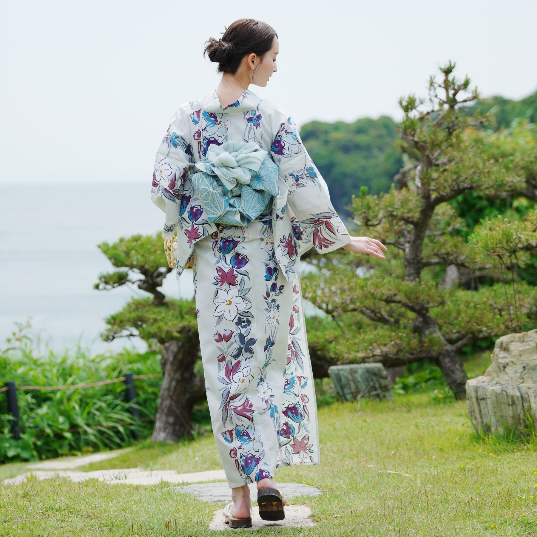 utatane 浴衣 レディース セット 高級変わり織 浴衣3点セット