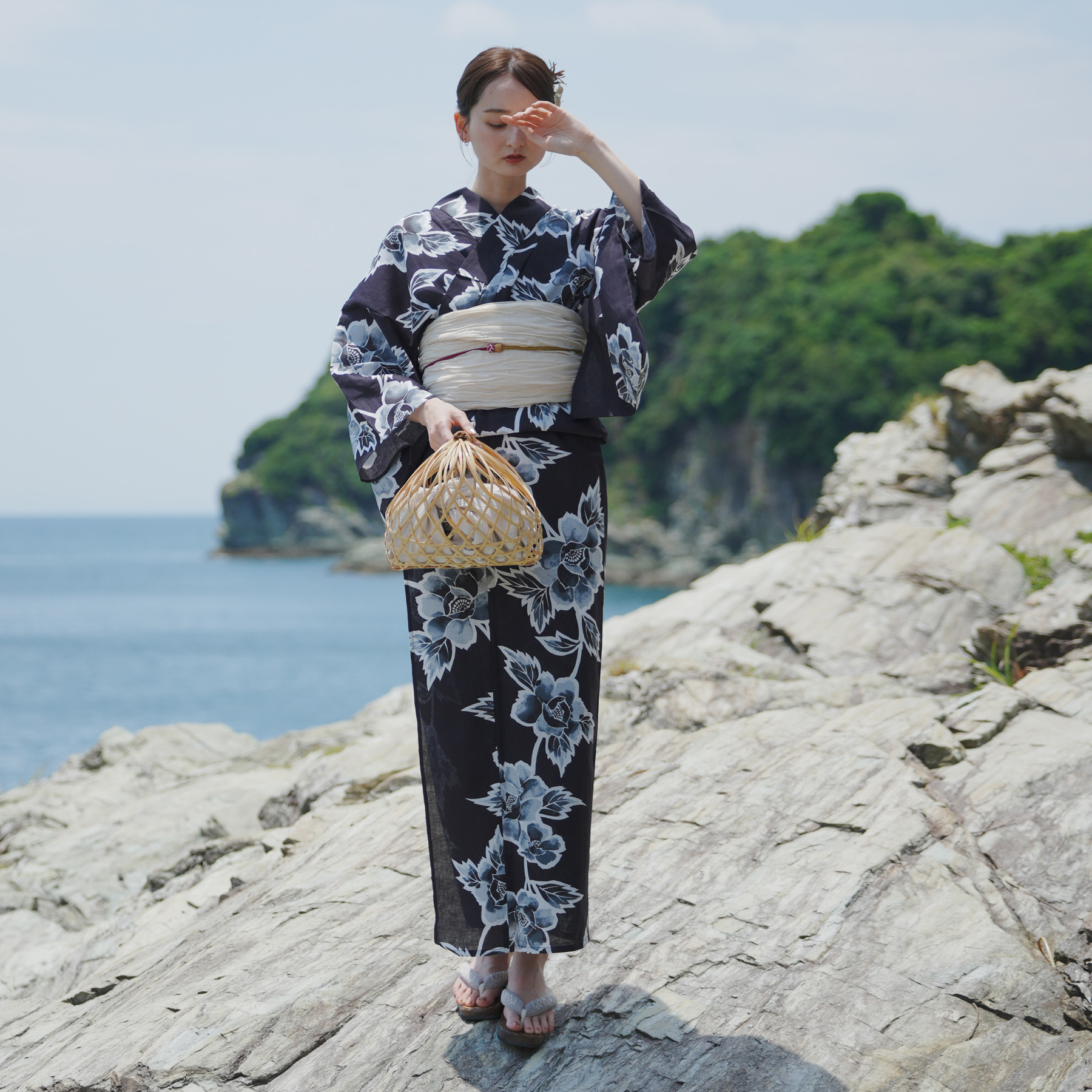 たむりん【新品未開封】utatane 高級浴衣　帯　下駄セット 新品未開封】utatane 高級浴衣 帯 下駄 セット - メルカリ