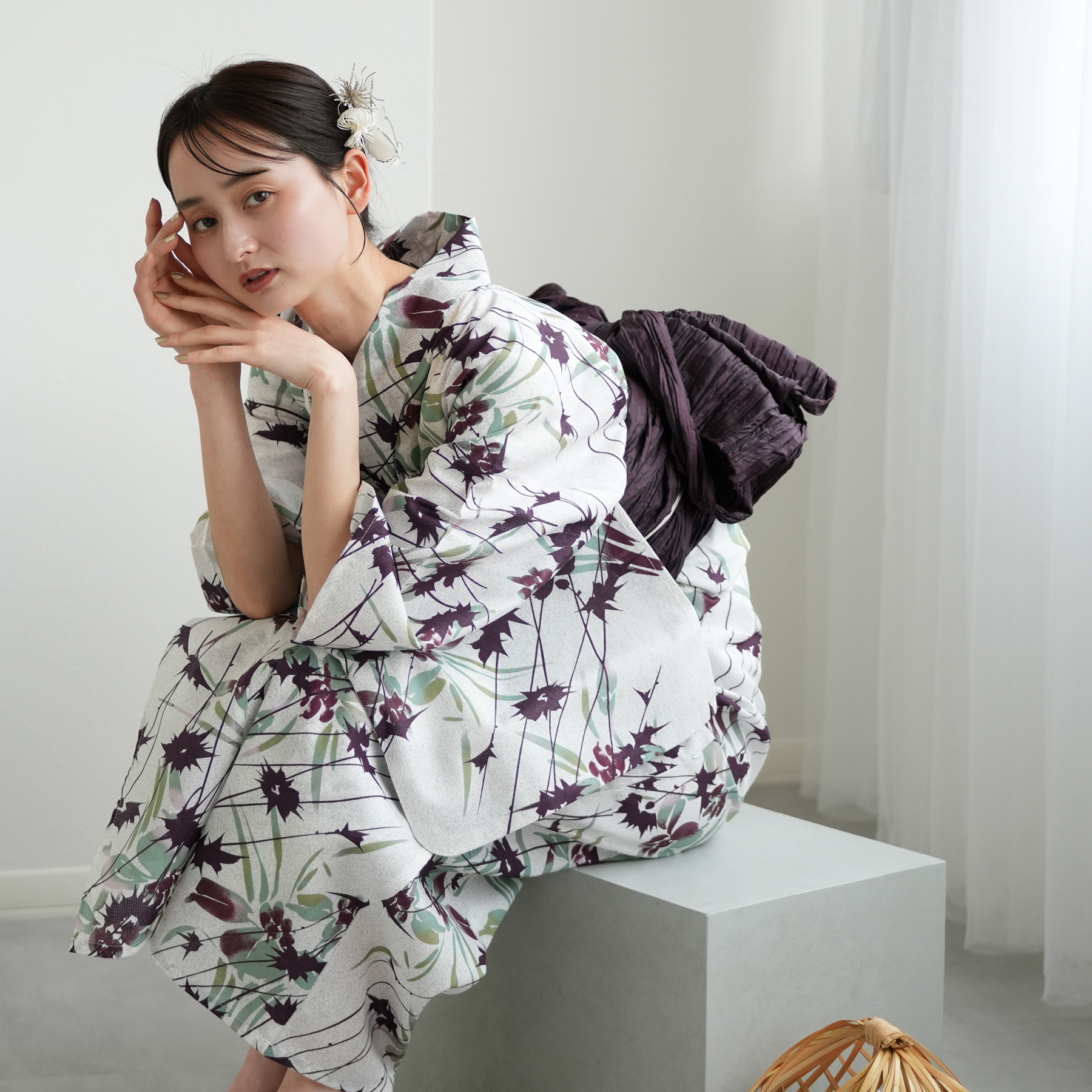 utatane 浴衣 2025ss new arrival. utataneの新作浴衣。 【ニコアンティーク
