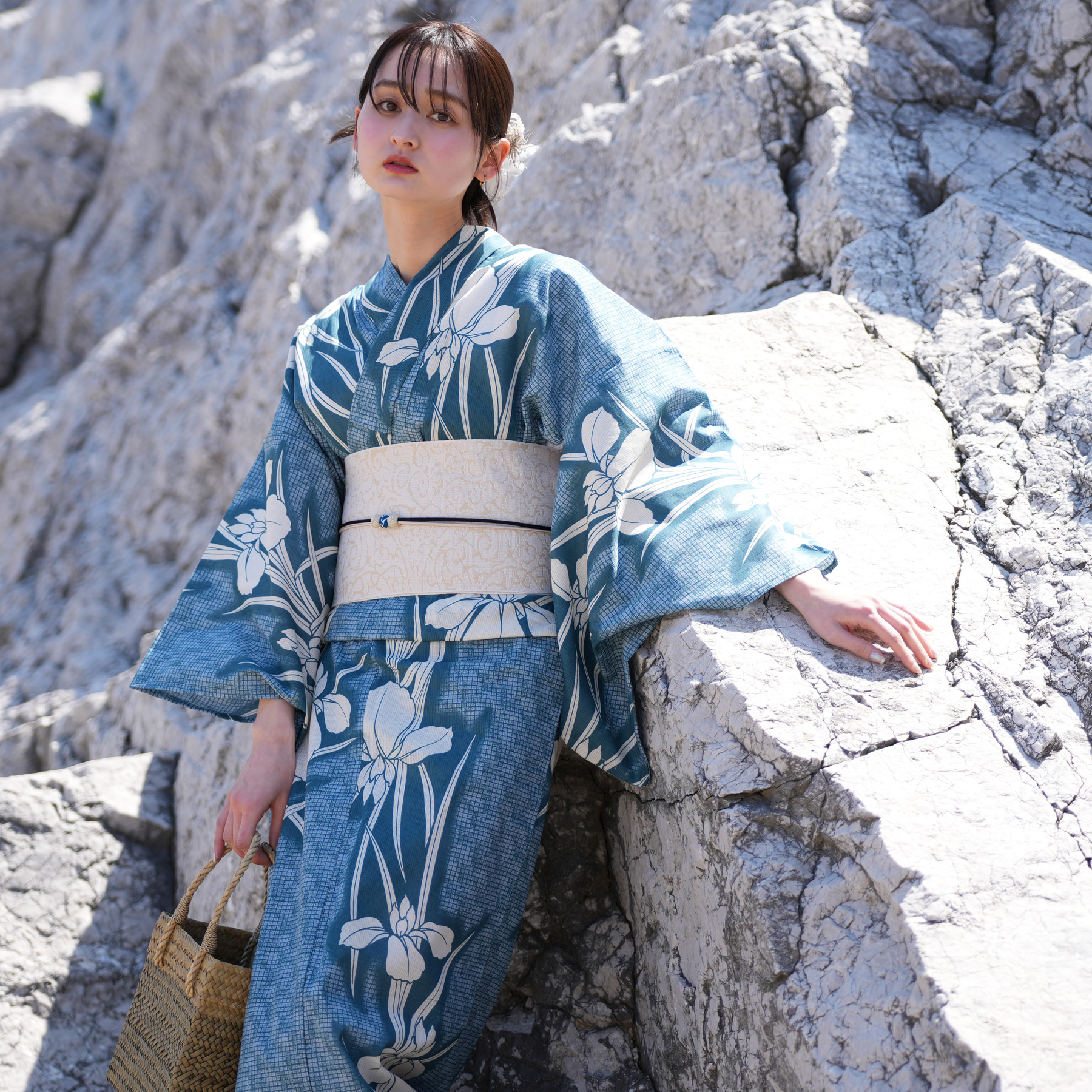 『最終値下げ』utatane×maru コラボ　浴衣3点セット 最終値下げ』utatane×maru コラボ 浴衣3点セット - メルカリ