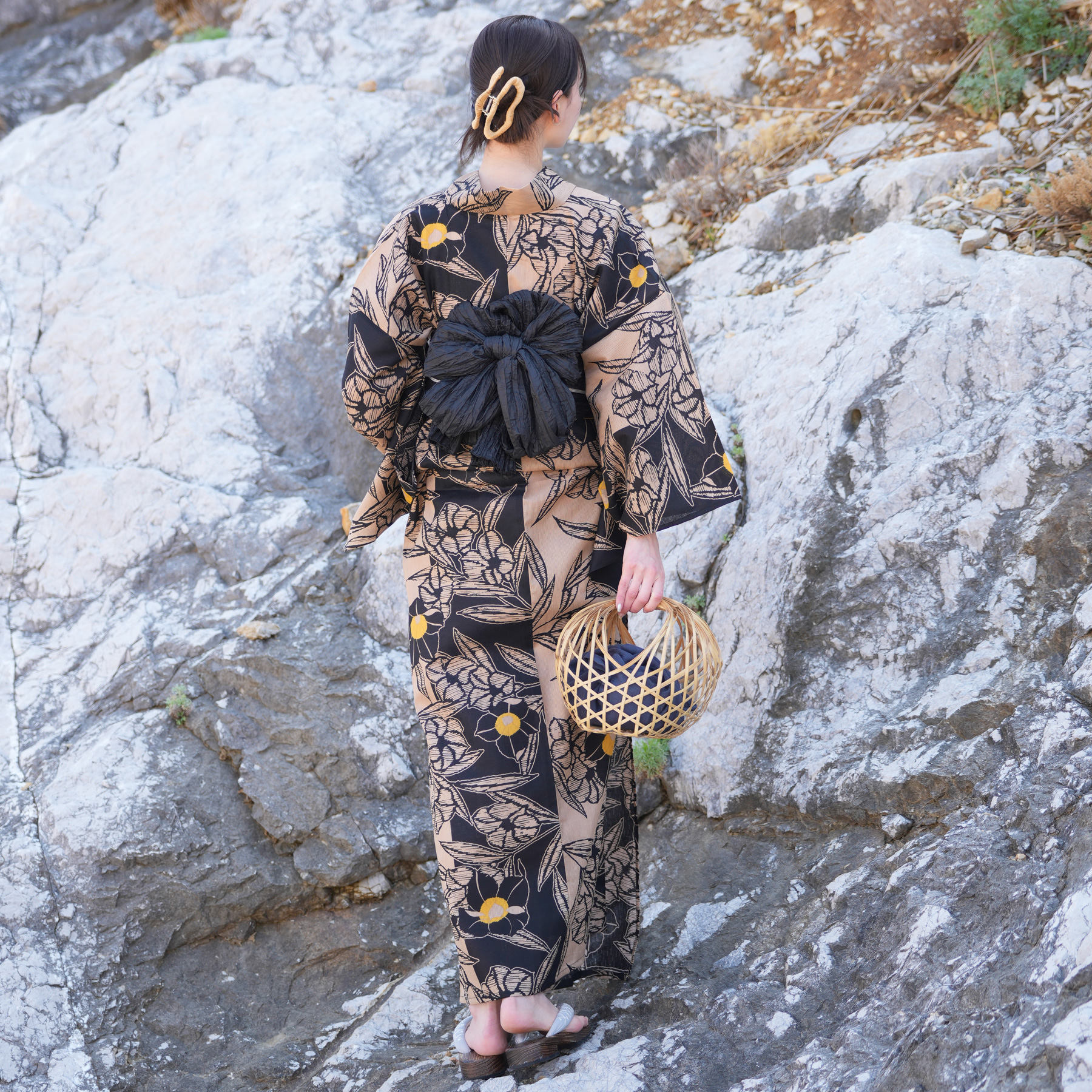 utatane 浴衣 セット レディース ゆったりサイズ 3点セット 浴衣