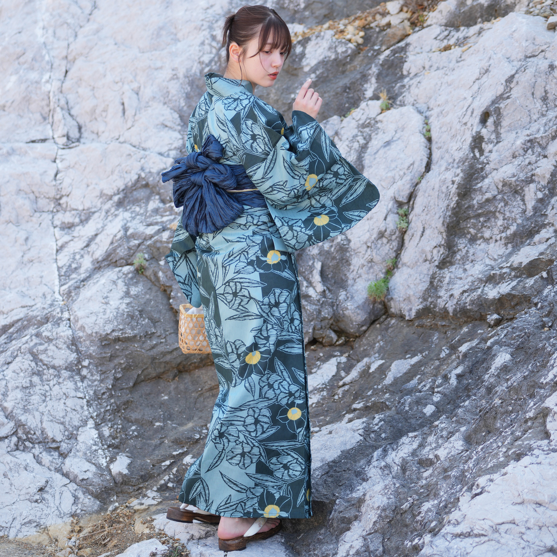 utatane 浴衣 レディース セット 高級変わり織 浴衣3点セット