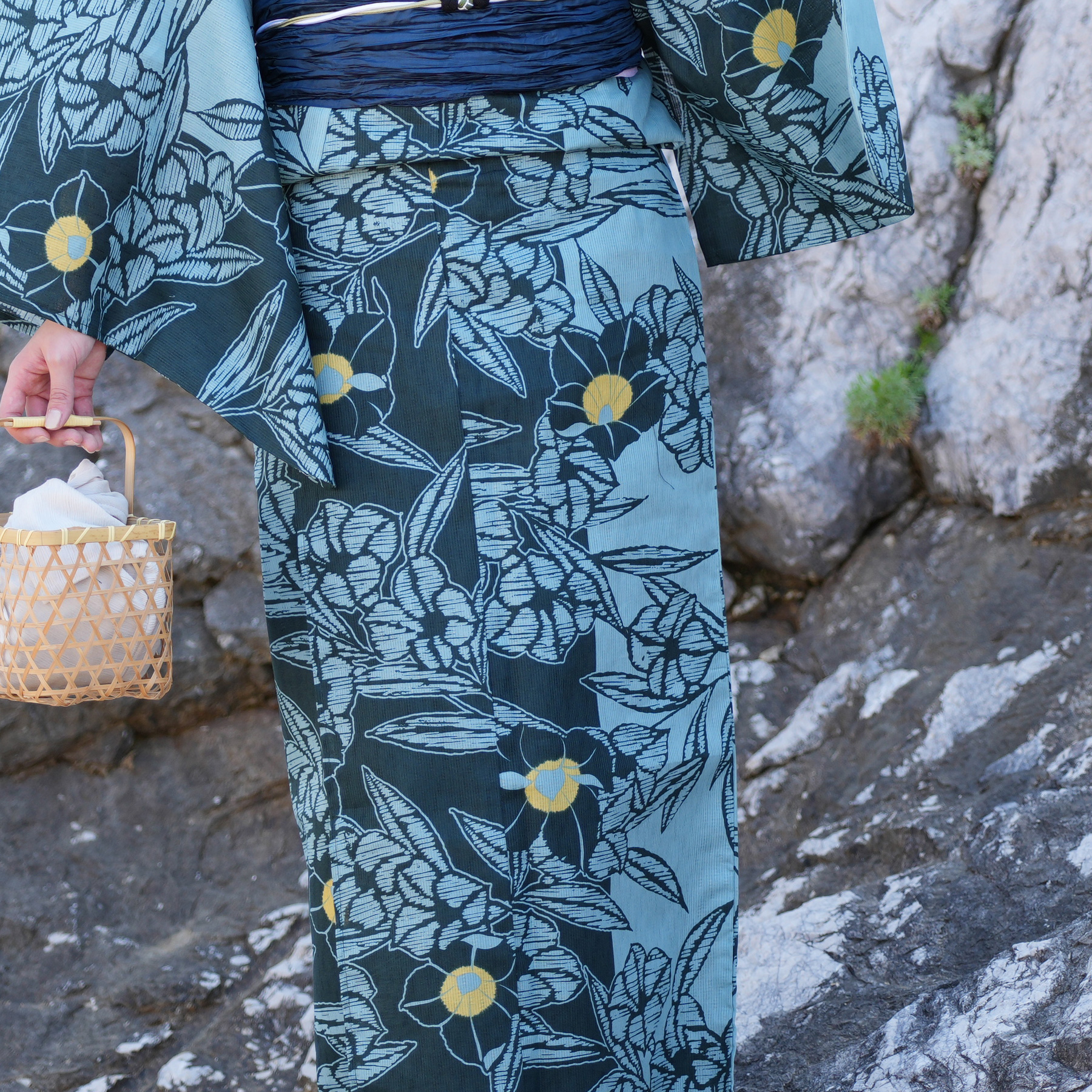 utatane 浴衣 レディース セット 高級変わり織 浴衣3点セット