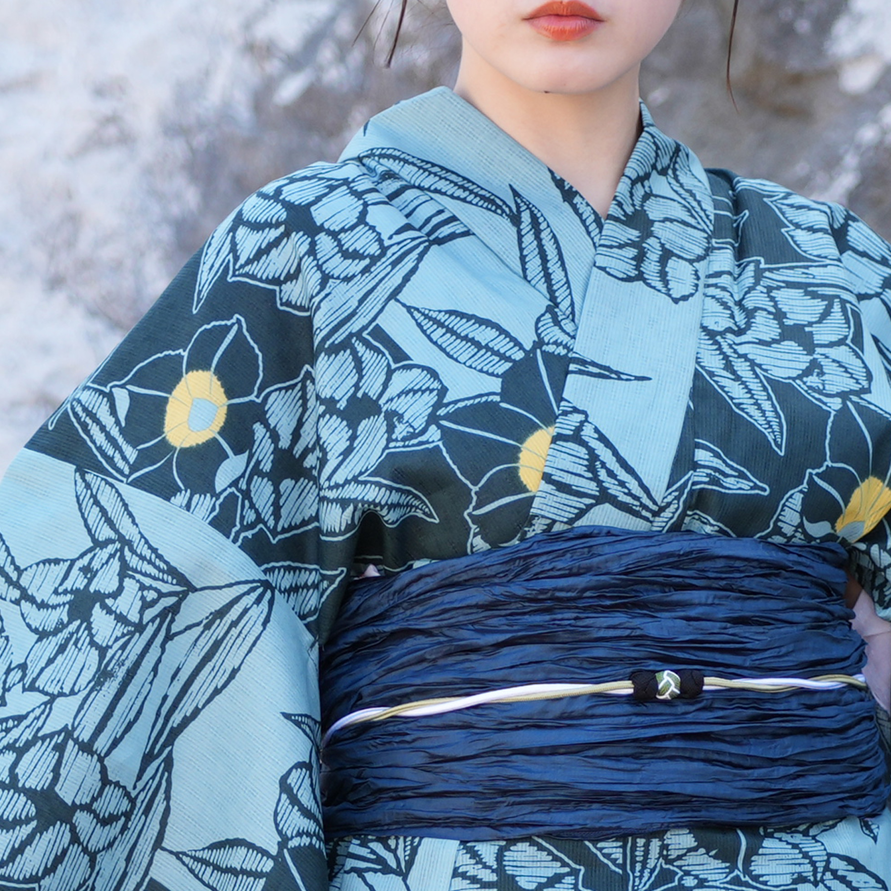 utatane 浴衣 レディース セット 高級変わり織 浴衣3点セット