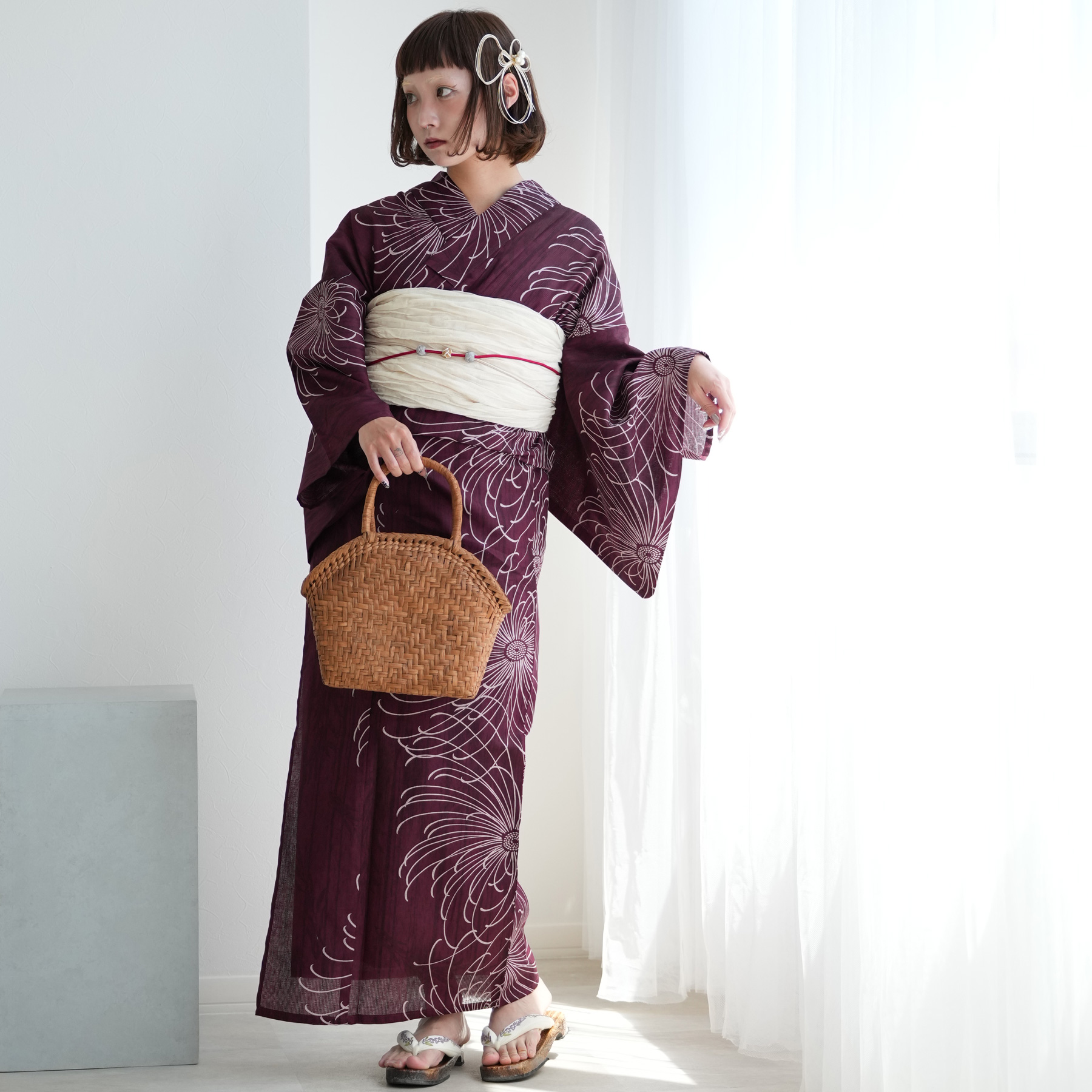 ニコアンティーク　浴衣　帯つき 楽天市場】 Nico antique original(ニコアンティークオリジナル