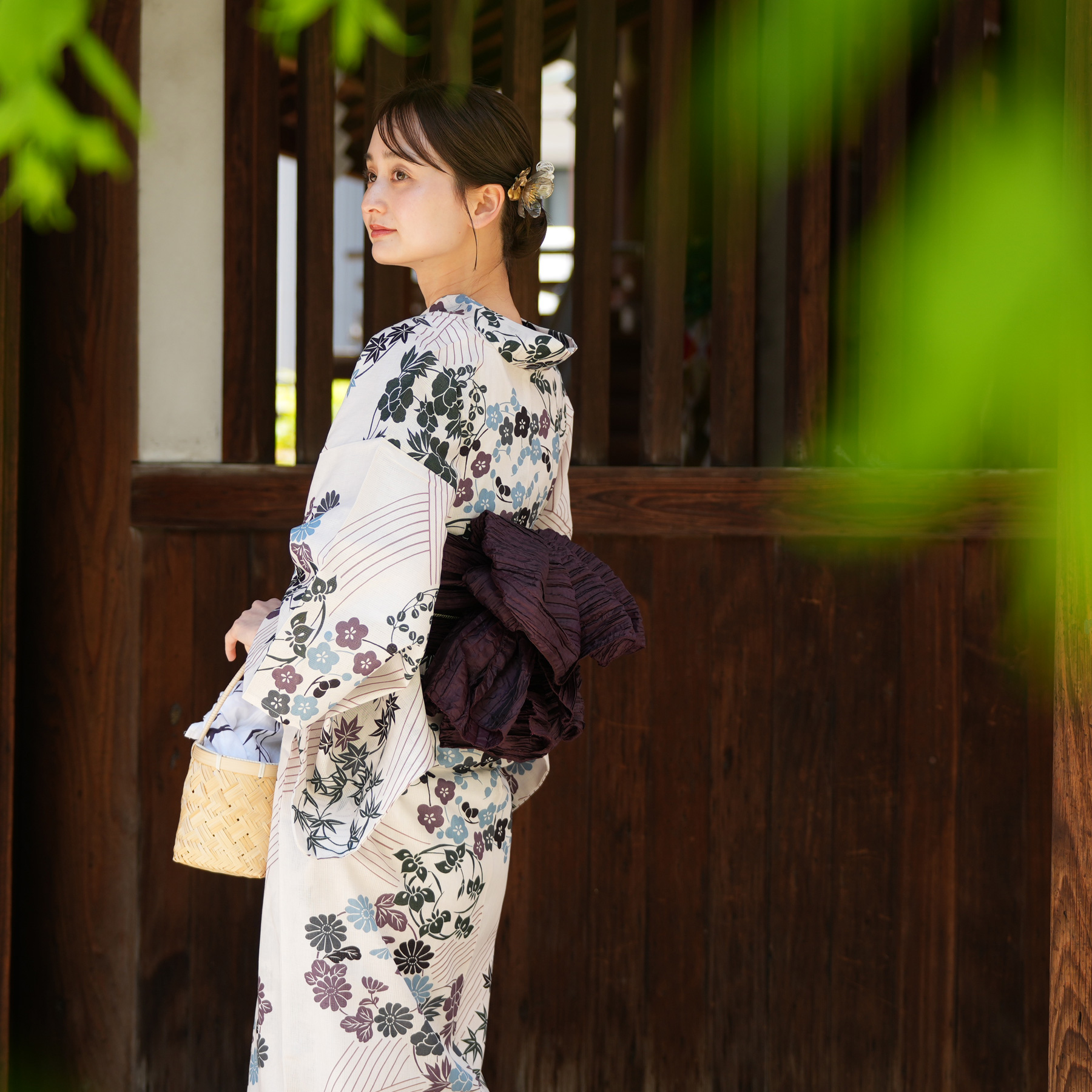utatane 浴衣 レディース セット 高級変わり織 浴衣3点セット