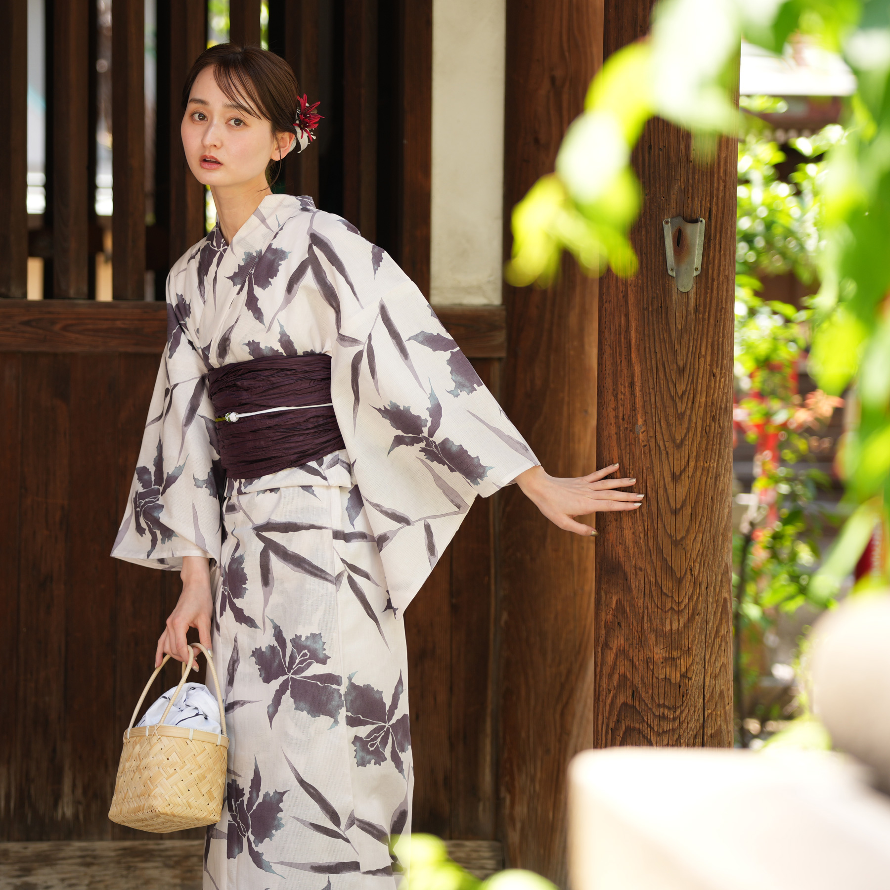 utatane 浴衣 レディース セット 高級変わり織 浴衣3点セット