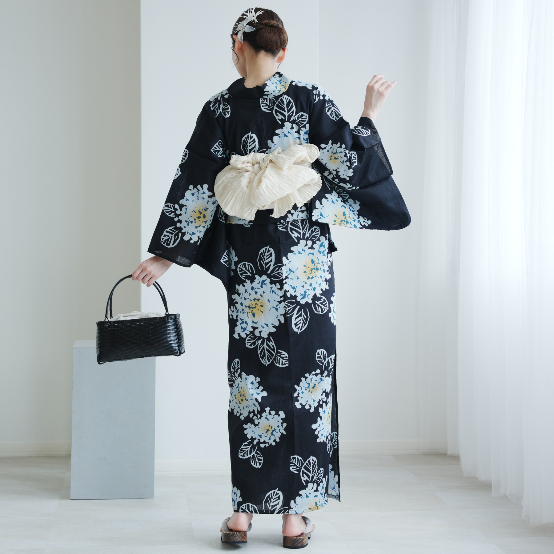 utatane 浴衣 レディース セット 高級変わり織 浴衣3点セット