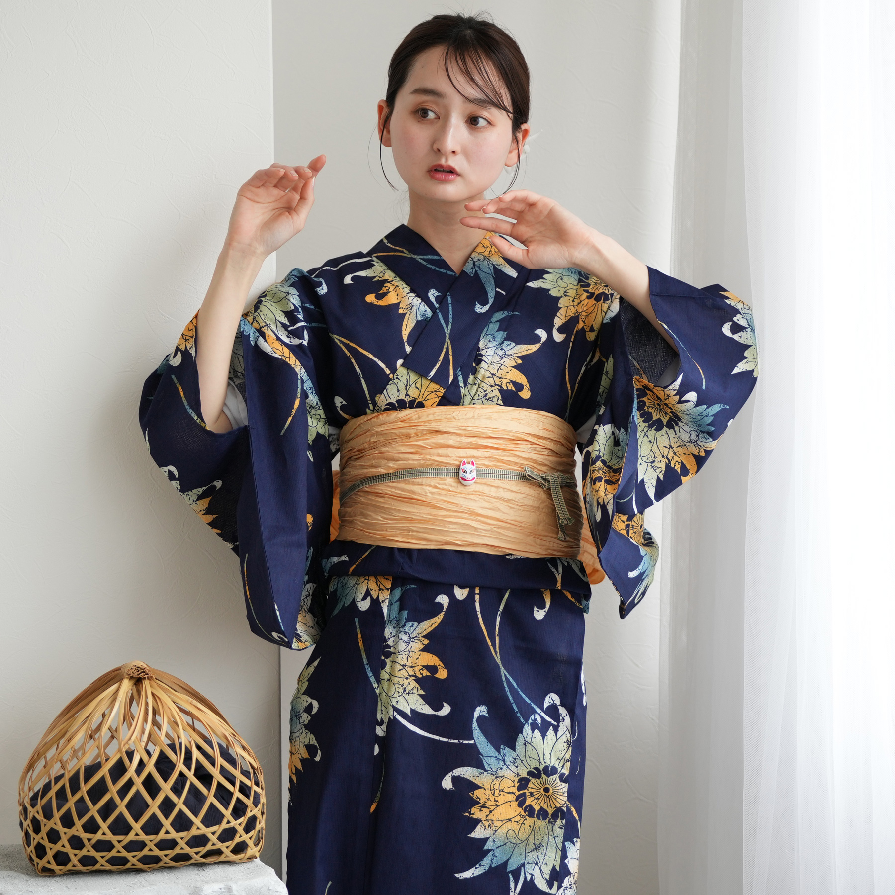 新品【ブルー×グレー】utatane ニコアンティーク モダンアンテナ 浴衣単品 Amazon.co.jp: ＊ utatane ウタタネ ニコアンティーク モダン