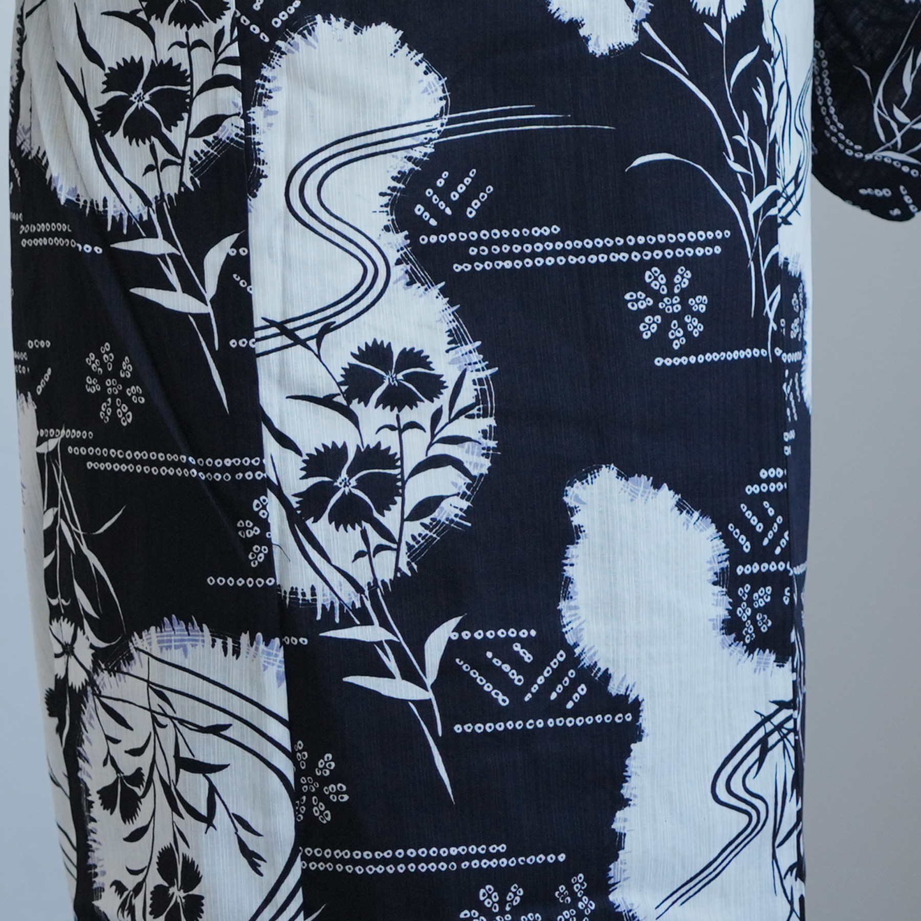 utatane 浴衣 レディース セット 高級変わり織 浴衣3点セット 濃紺に