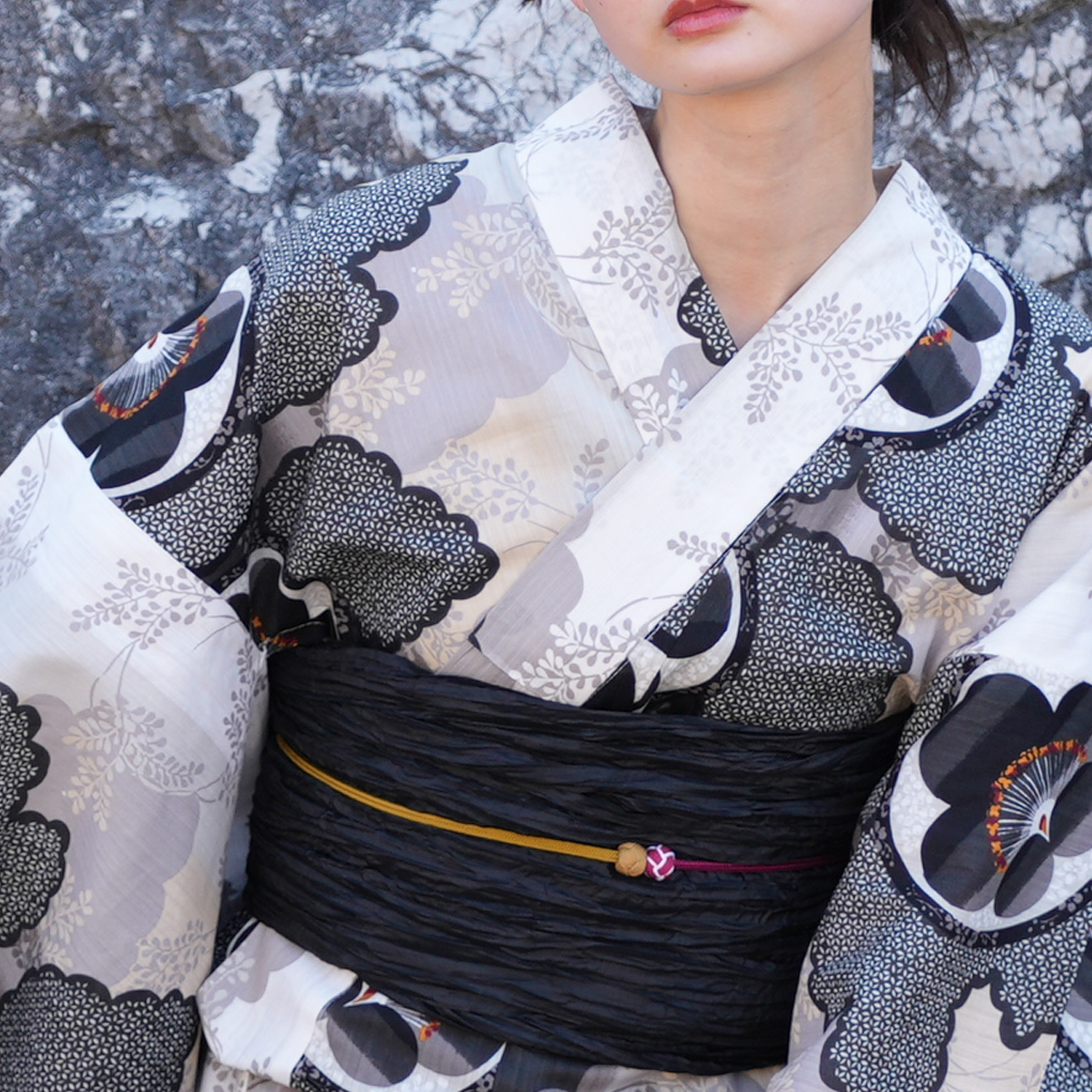 utatane 浴衣 レディース セット 高級変わり織 浴衣3点セット