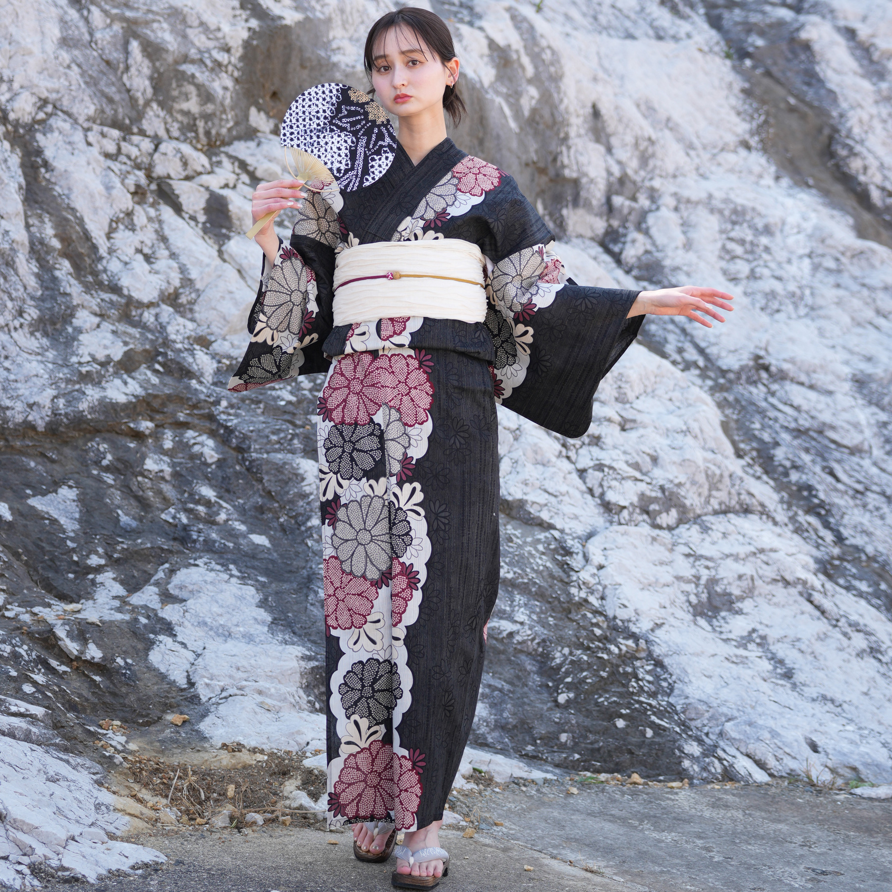 すのチル　浴衣　7着 utatane 浴衣 レディース セット 高級変わり織 浴衣3点セット