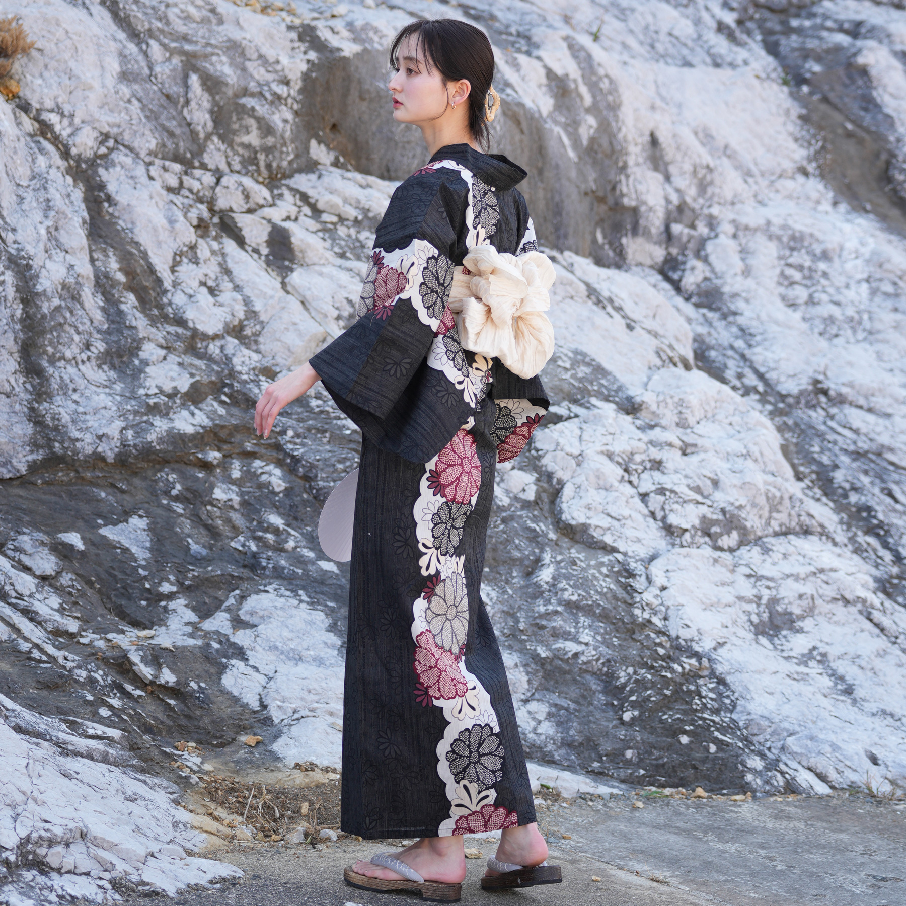 utatane 浴衣 レディース セット 高級変わり織 浴衣3点セット