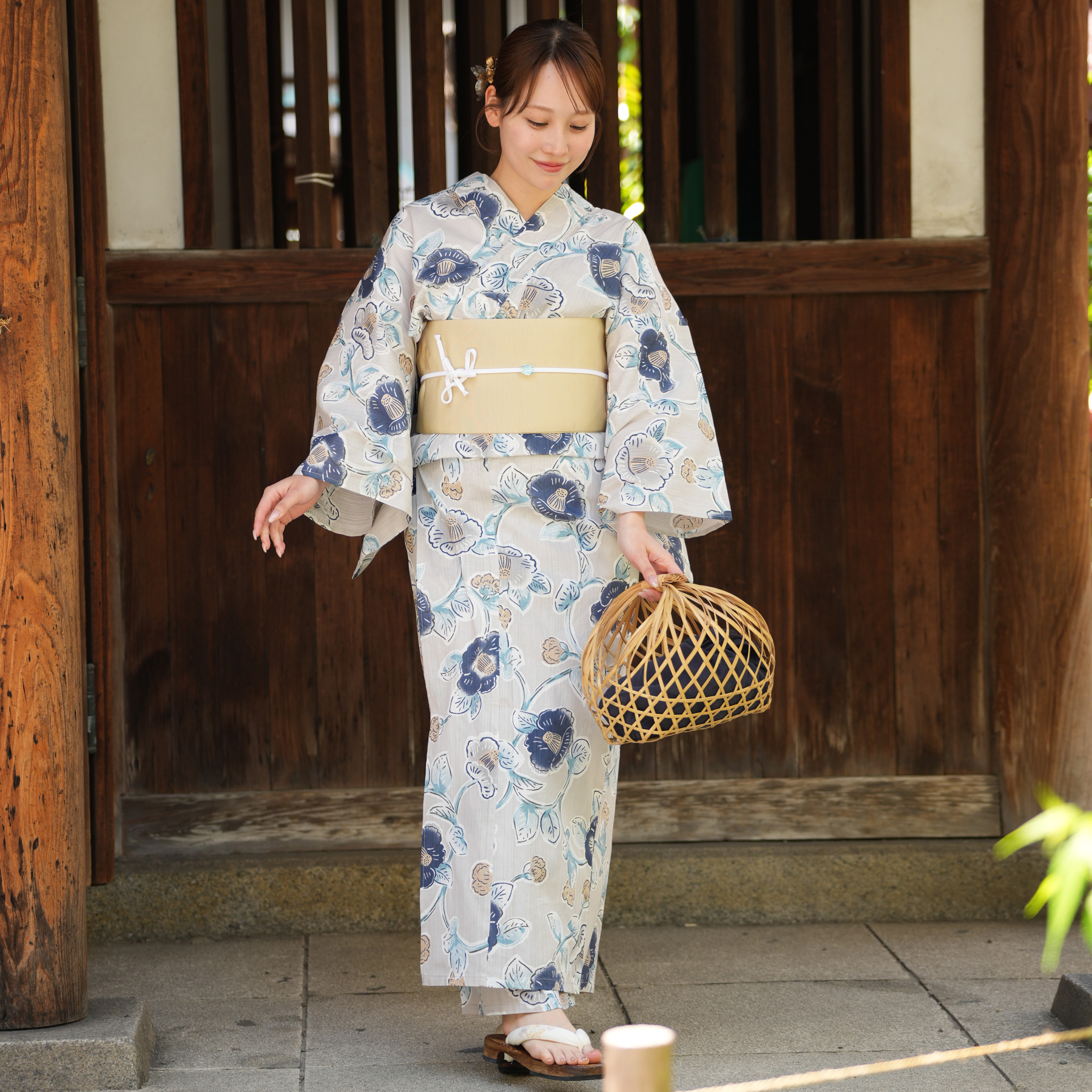 utatane 浴衣 レディース セット 高級変わり織 浴衣3点セット 薄