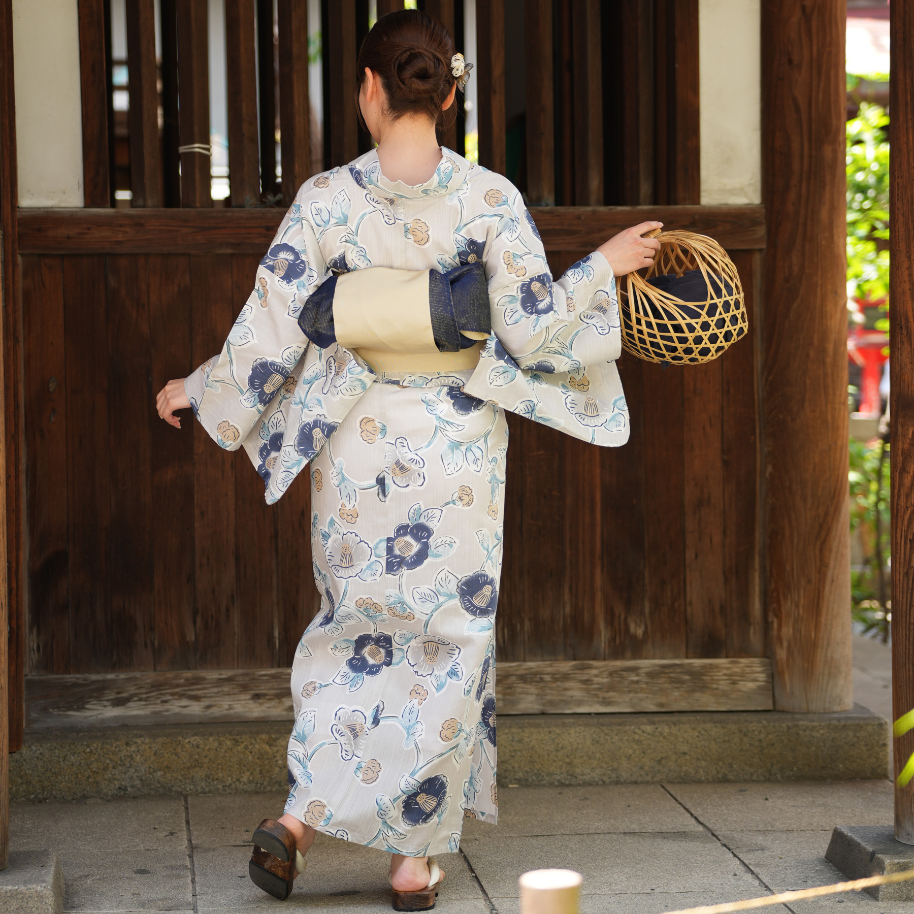 utatane 浴衣 レディース セット 高級変わり織 浴衣3点セット 薄