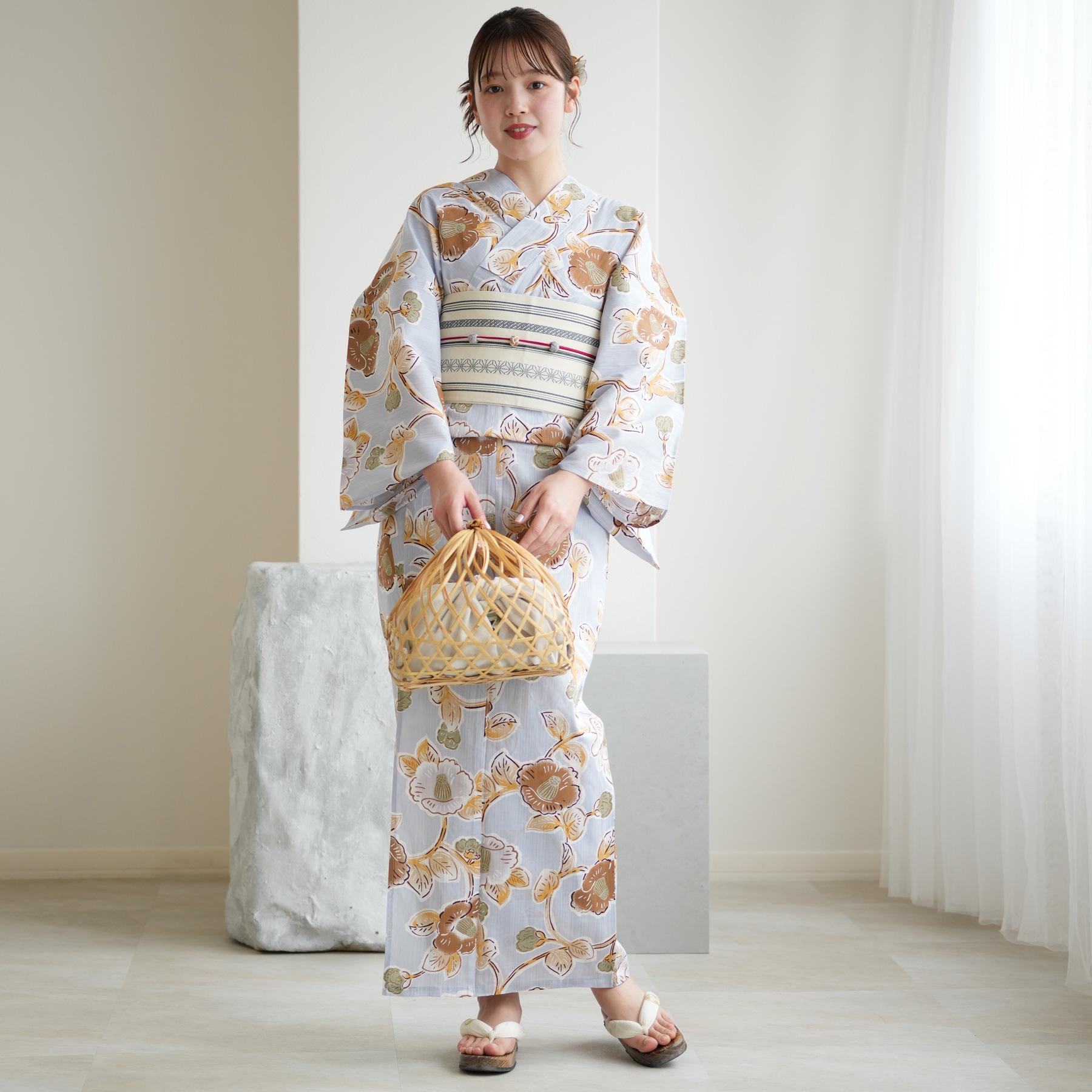 utatane 浴衣 レディース セット 高級変わり織 浴衣3点セット