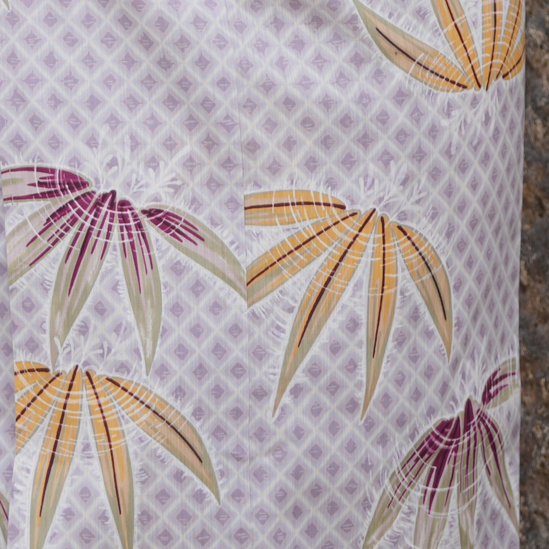 都喜ヱ門 藤絹織物 泥染 袋帯 全通柄 正絹 組織 証紙