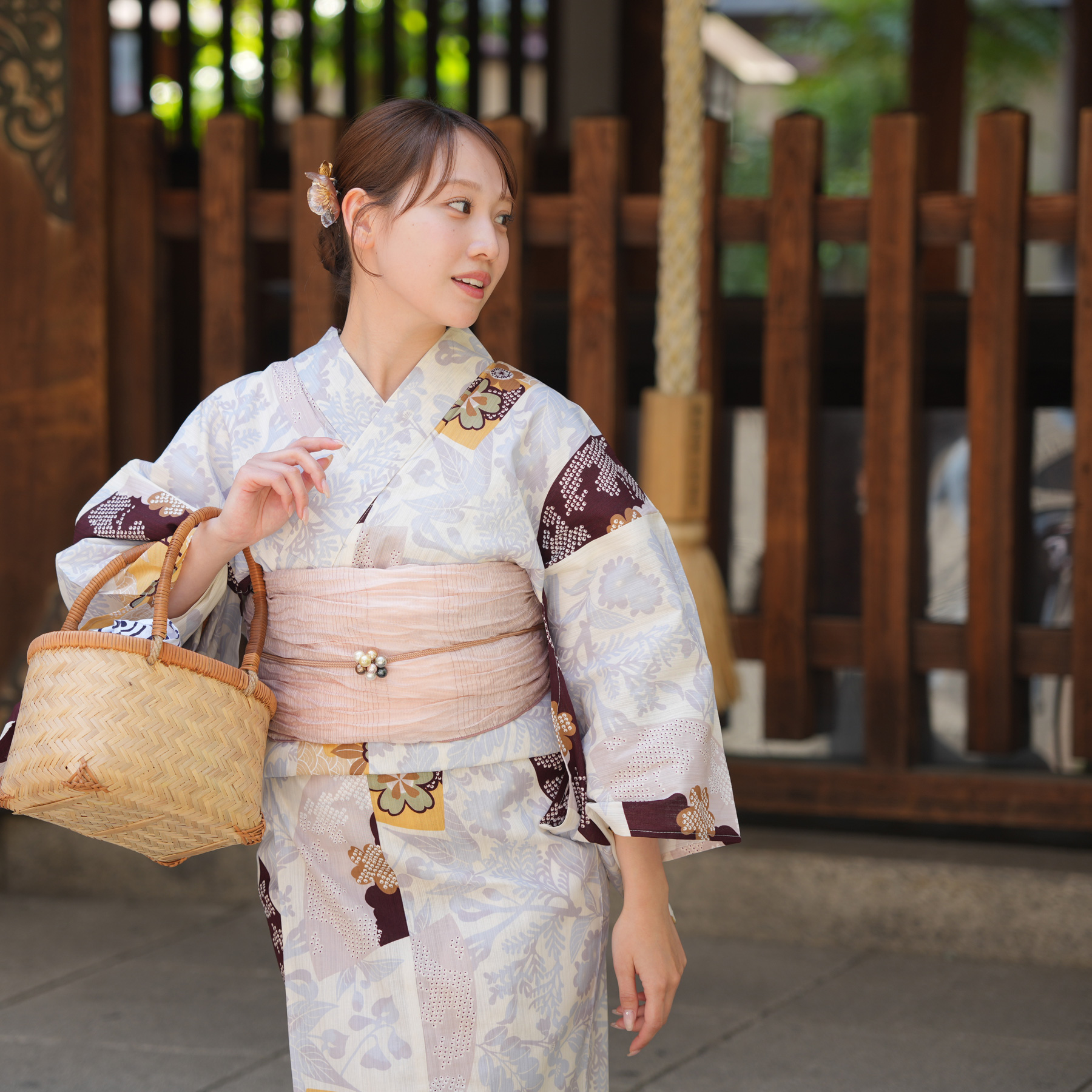 utatane 浴衣 レディース セット 高級変わり織 浴衣3点セット 山吹色の