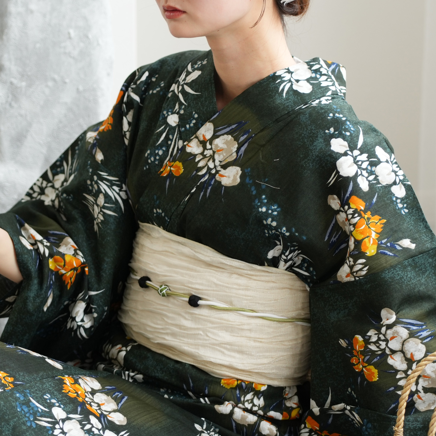 浴衣セット KIMONOMACHI 浴衣 レディース 3点セット「ピンクにカラフル水