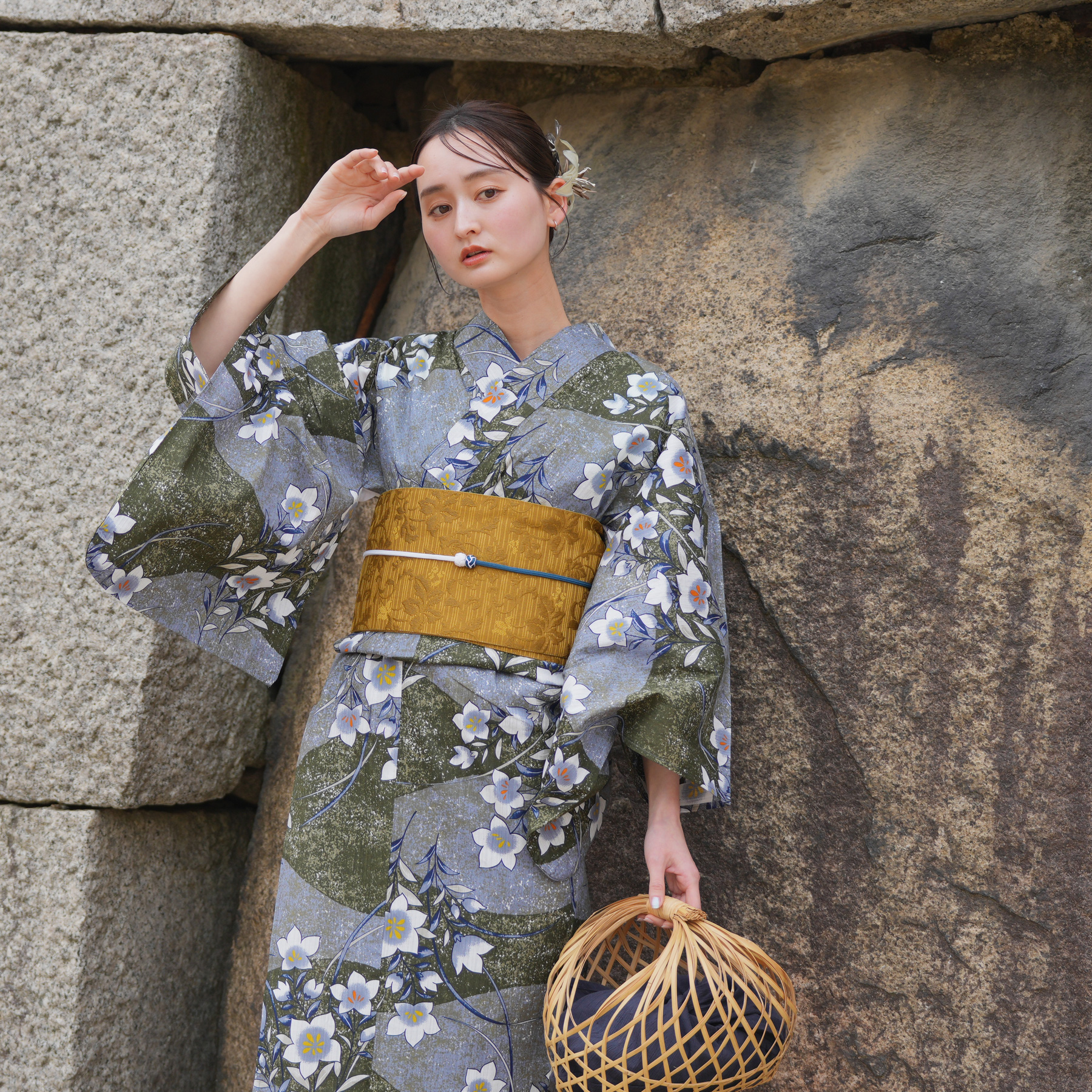 utatane 浴衣 レディース セット 高級変わり織 浴衣3点セット