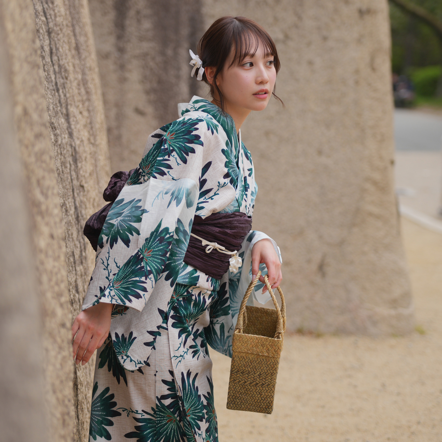 utatane 浴衣 レディース セット 高級変わり織 浴衣3点セット 溶け込む