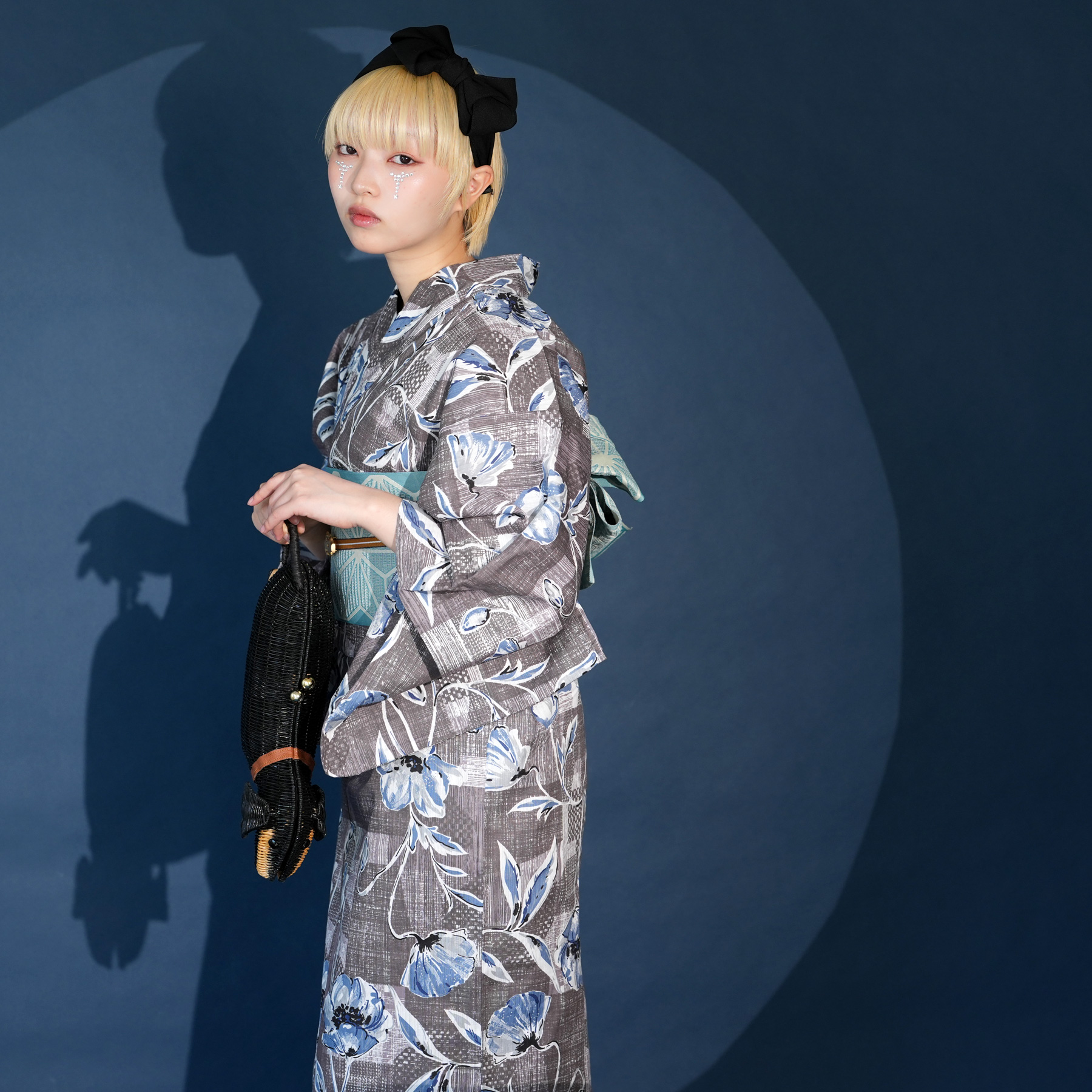 グレー 灰青 KAKEMONO 新品 works design neru ナナイロキモノWEBショップ 水色・青・紺 / アウトドア寝具