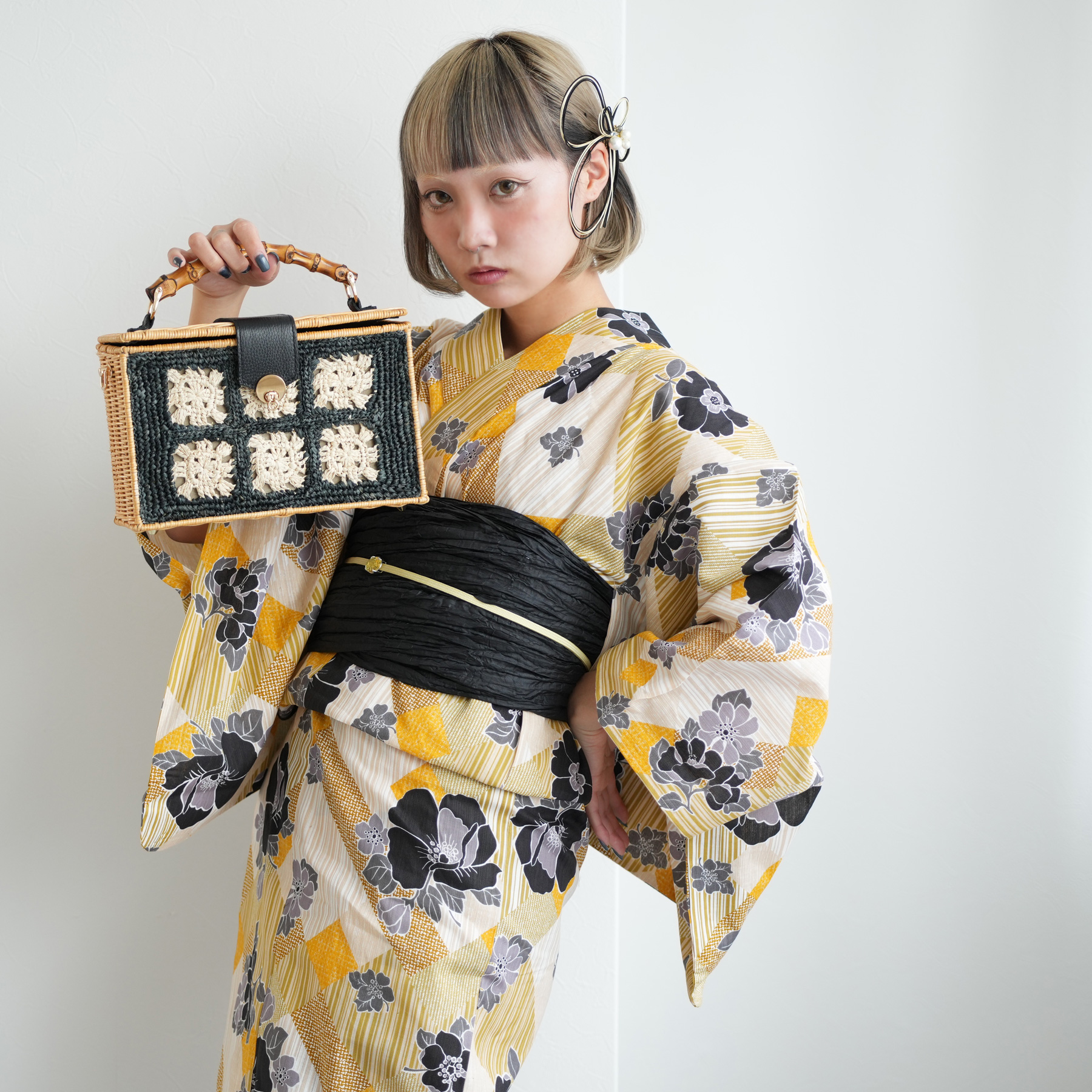 【新品】アンコキーヌ浴衣セット annecoquine_7111