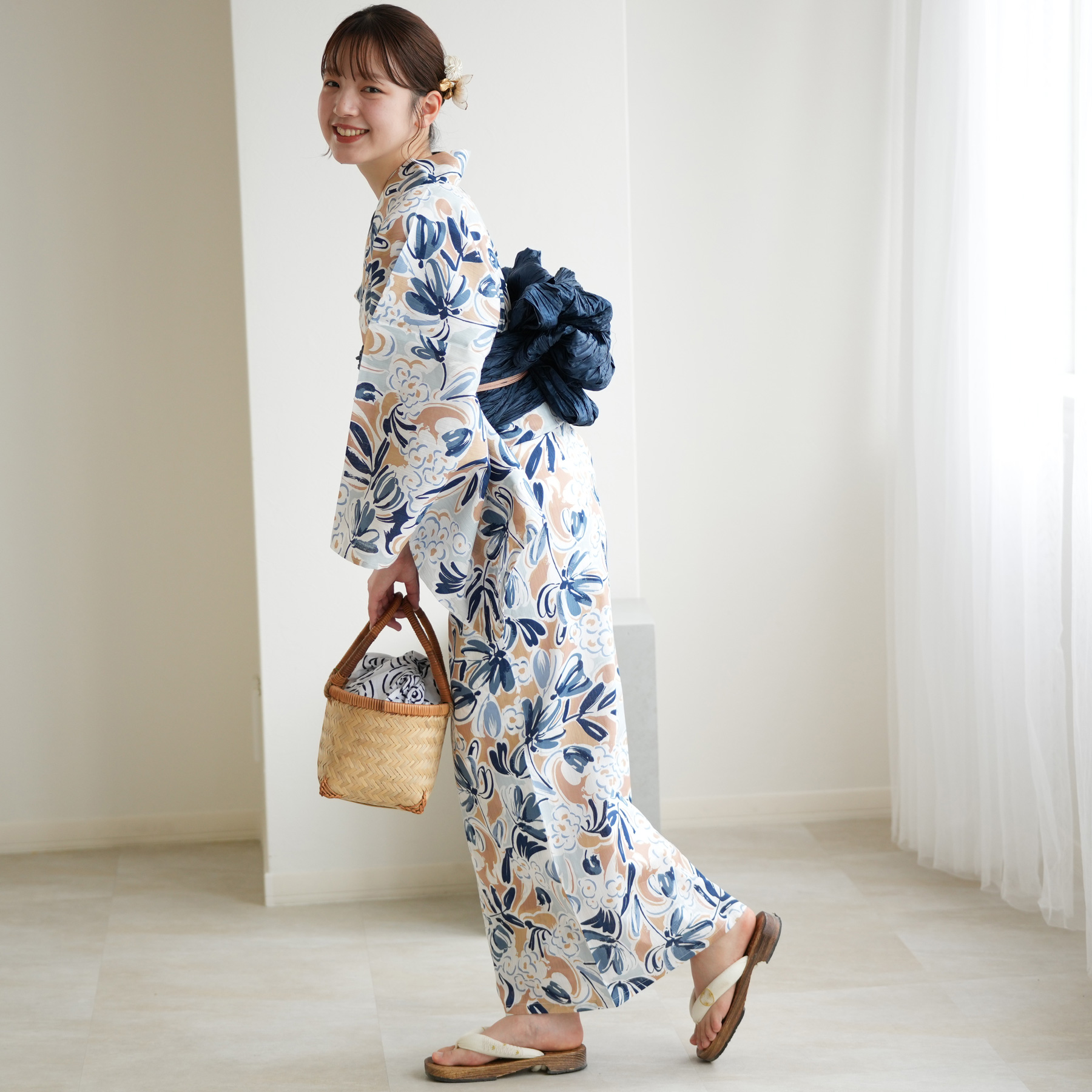 新品 浴衣 ゆかた 単品 まとめ売り 33点セット お祭り 文化祭 楽天市場】浴衣 レディース 青 グラデーション 華やか 花火大会