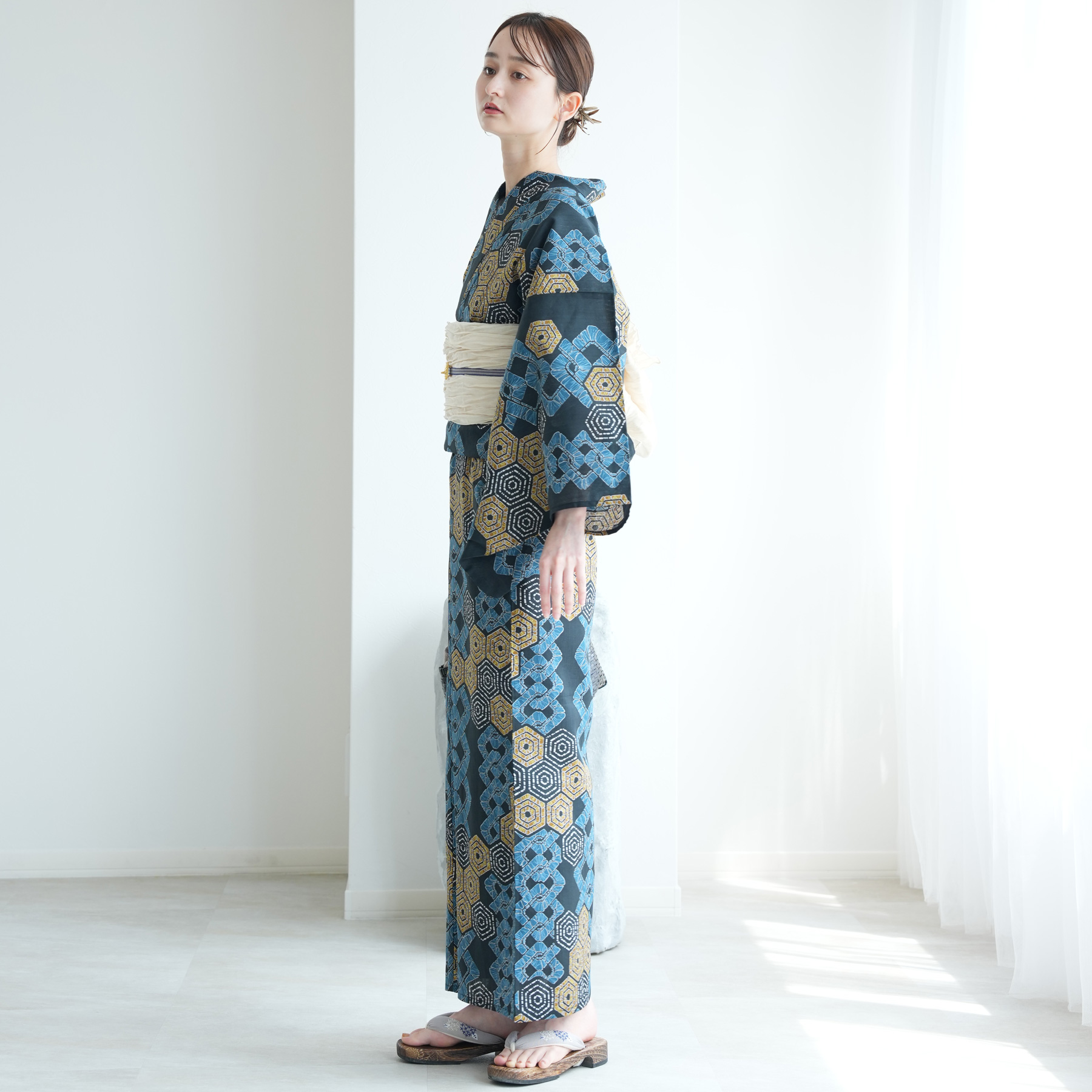 浴衣 帯 セット utatane utatane 浴衣 レディース セット utatane×Kuovi（クオヴィ） 絵羽 浴衣