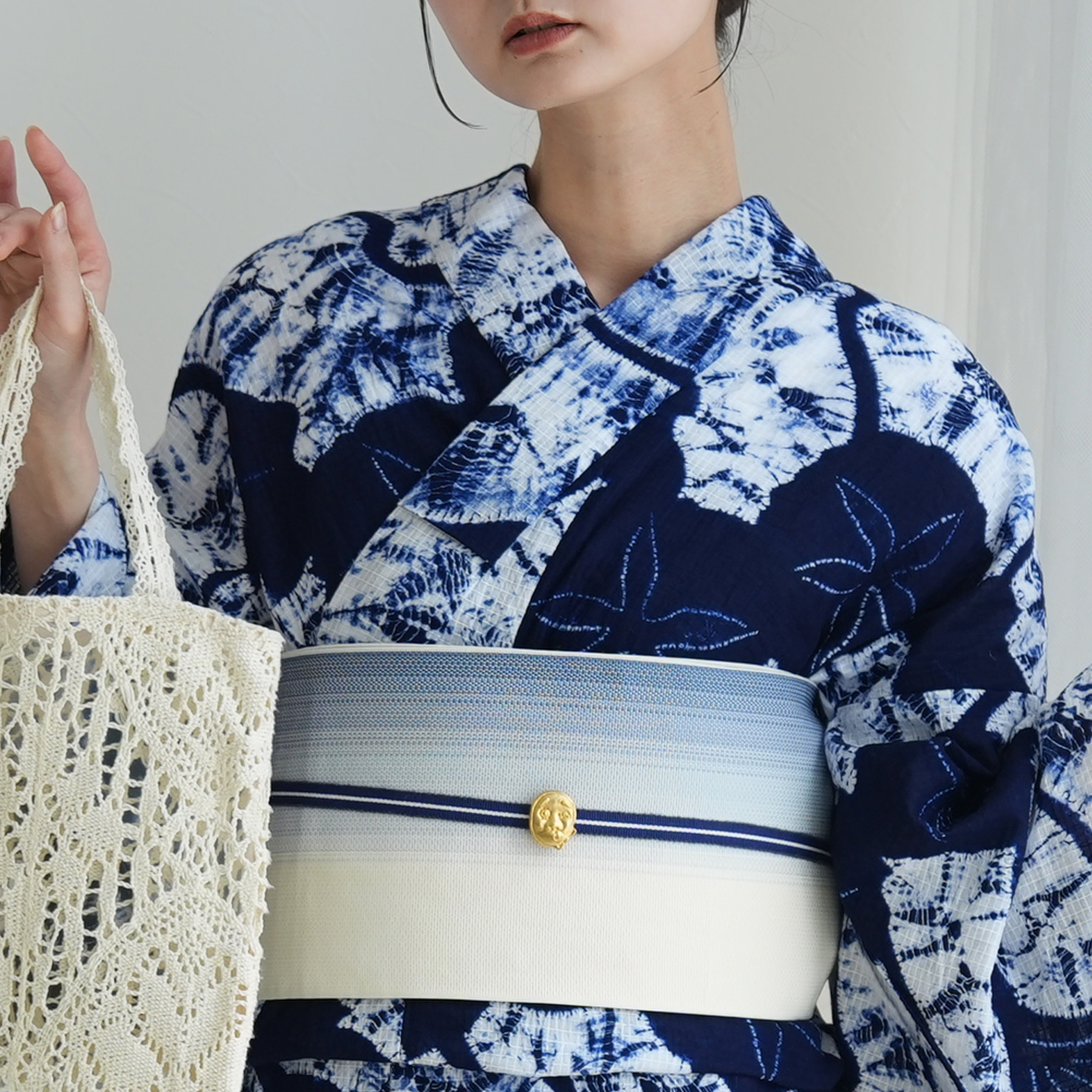 浴衣 ゆかた レディース 女性 おしゃれ 有松絞り 高級 上品 大人 日本製 国産