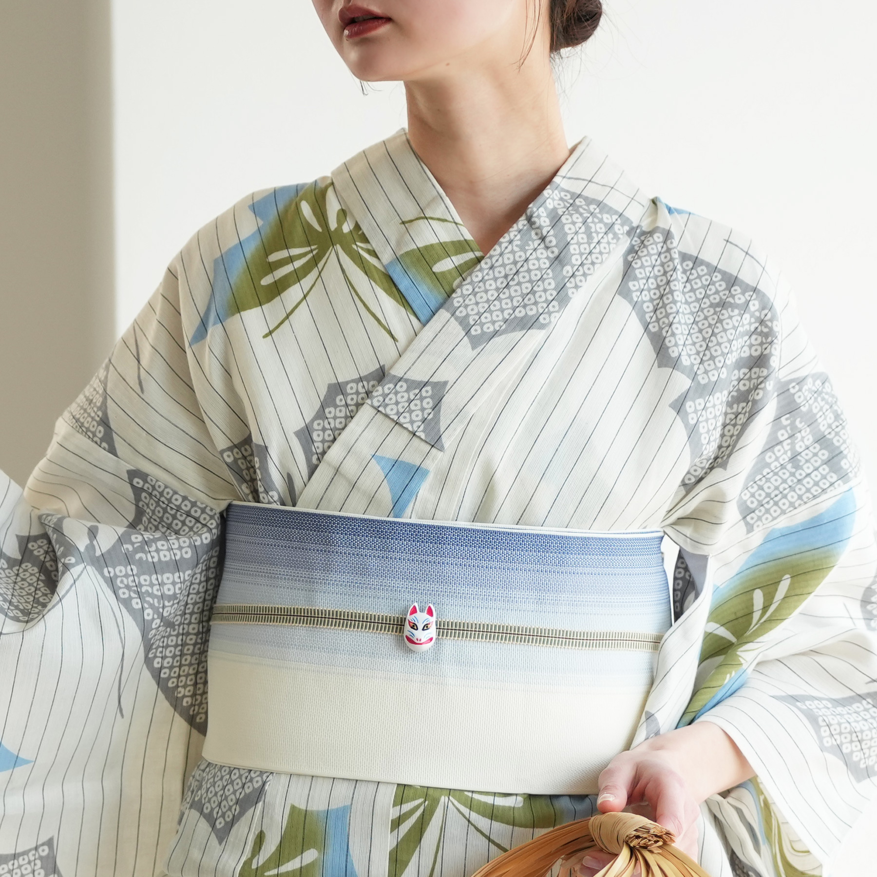 utatane 浴衣 レディース セット × 注染工房 特選 注染浴衣3点セット