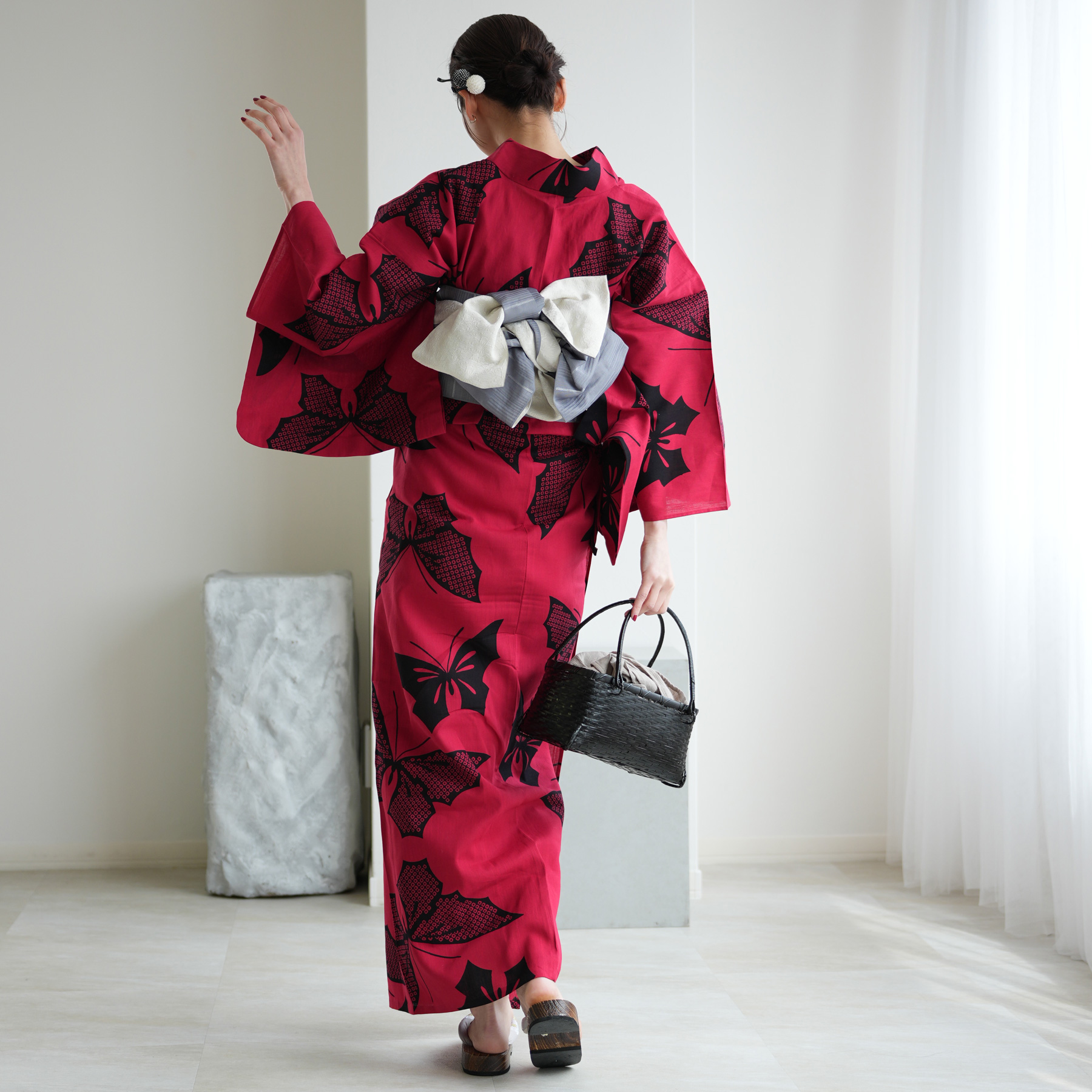 utatane 浴衣 レディース セット × 注染工房 特選 注染浴衣3点セット